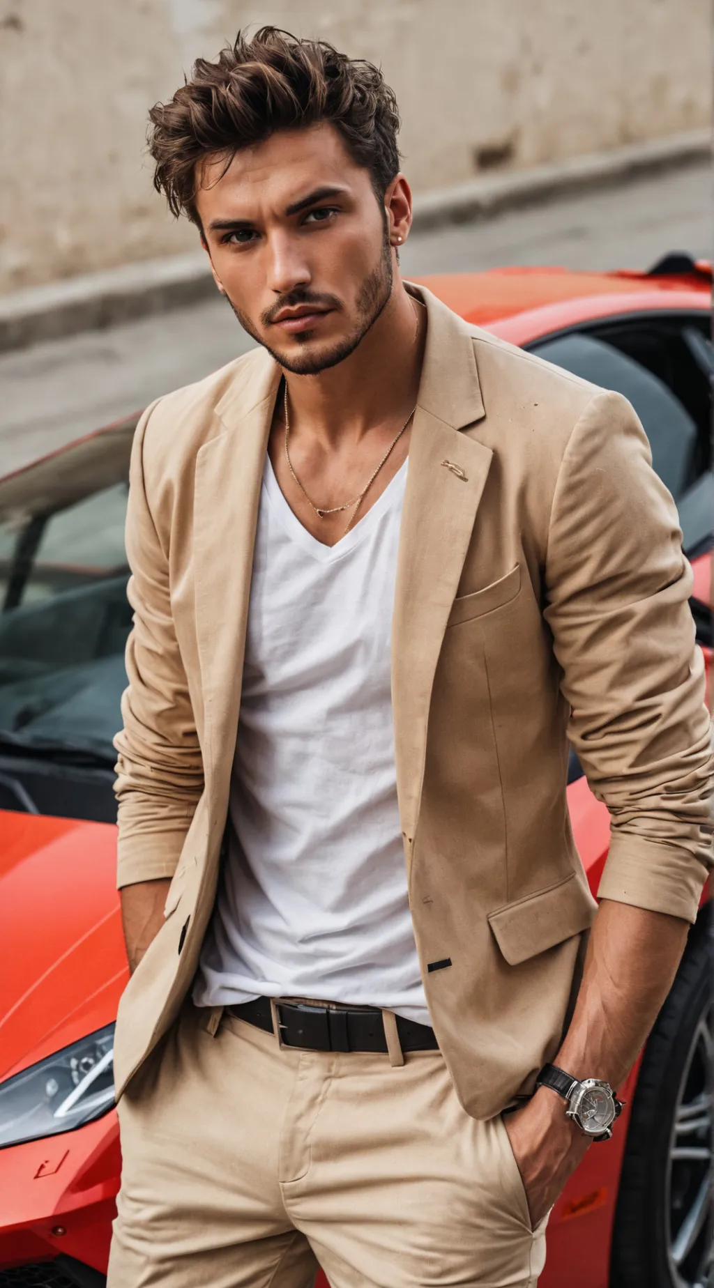 ai character: Zayn Ortega background