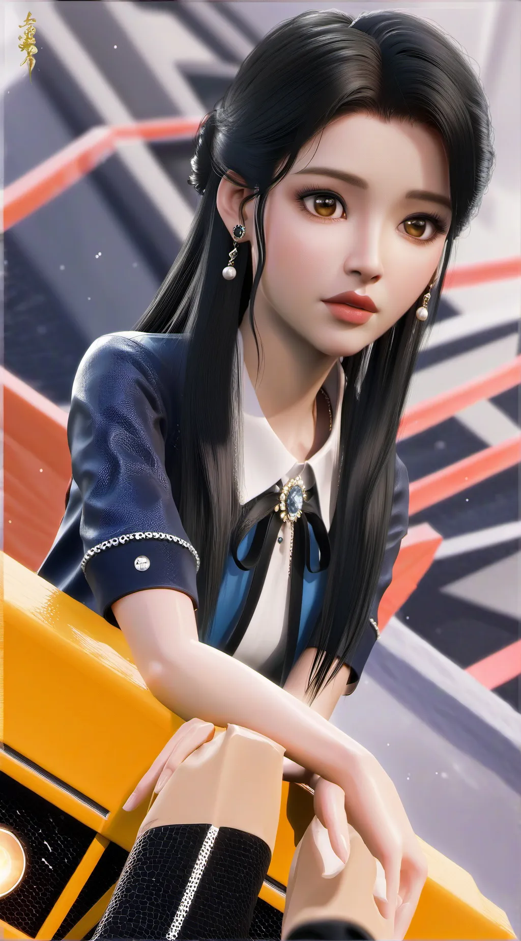 ai character: latina background