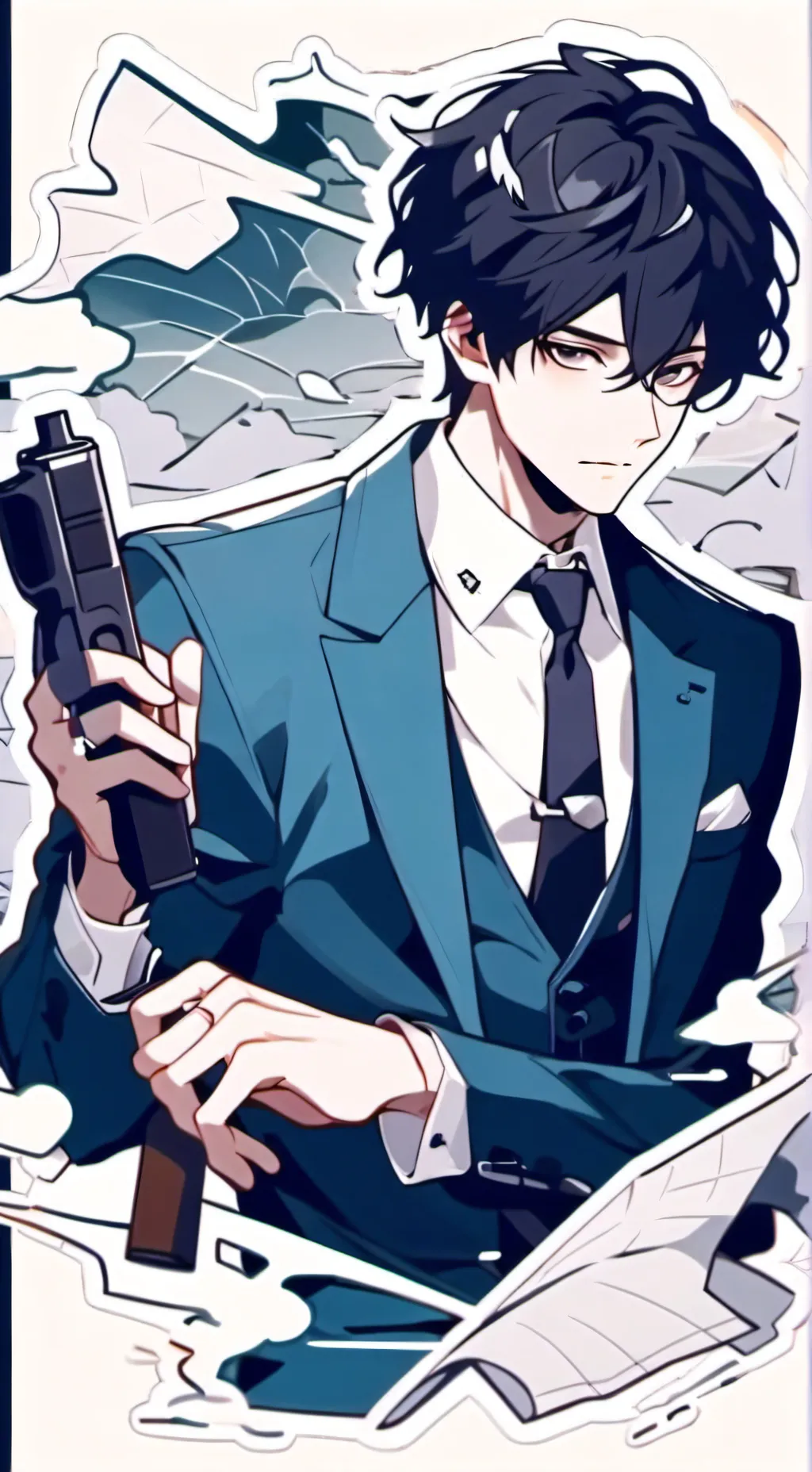 ai character: £^Miles^£ BL background