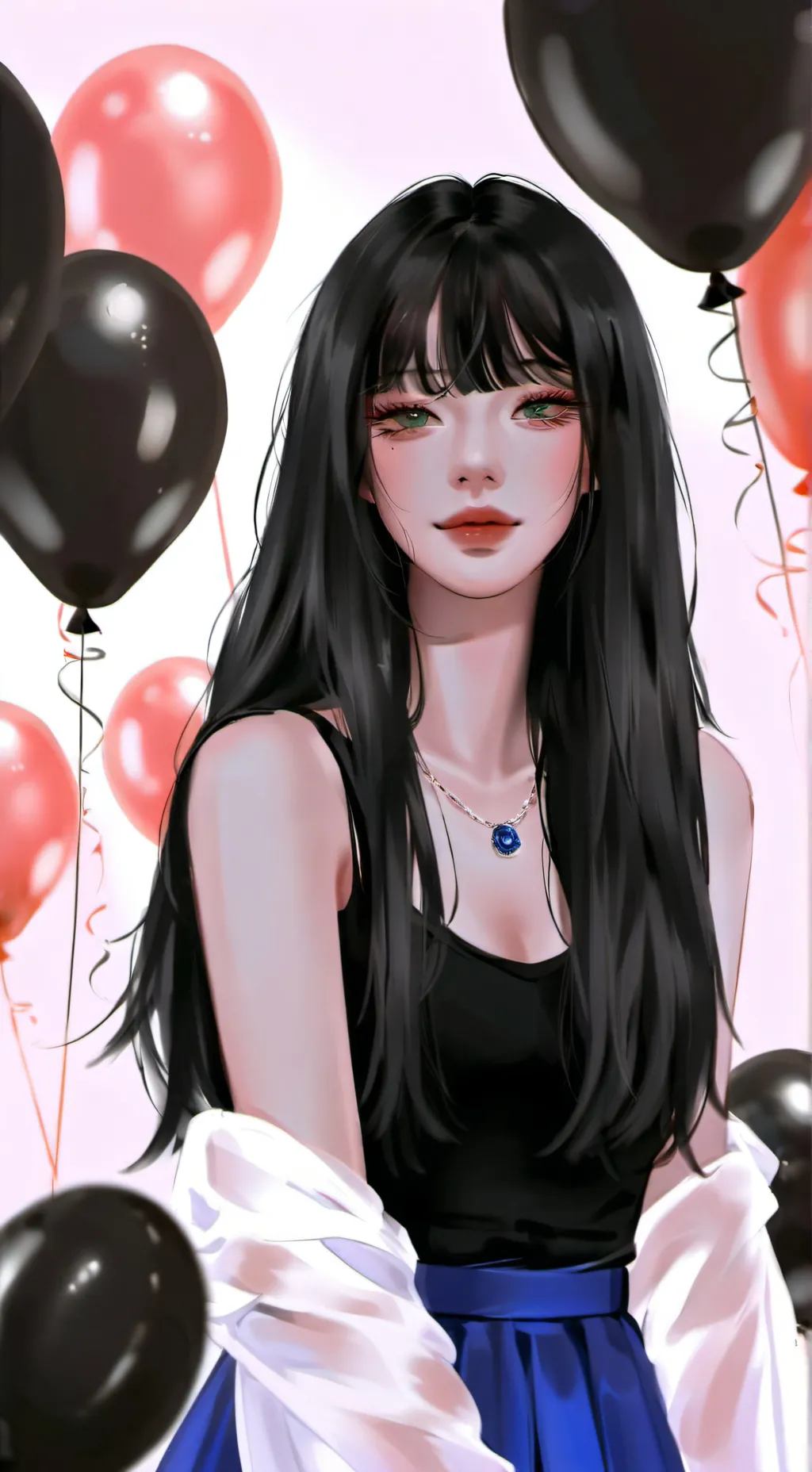 ai character: Lilia🎀❤️ background