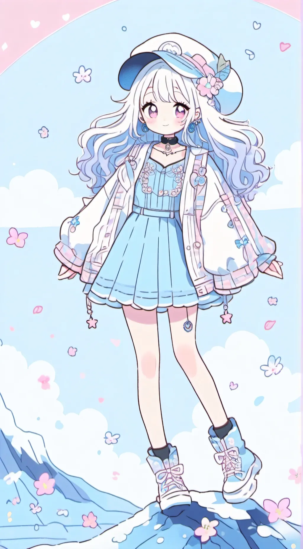 ai character: ellndra  background