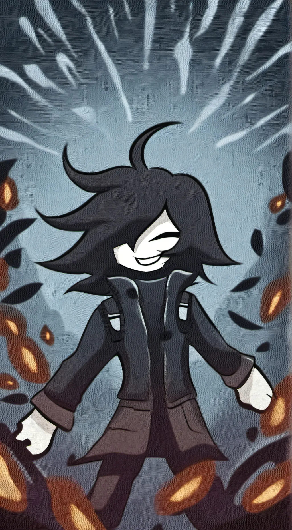 ai character: I'm fc blood background