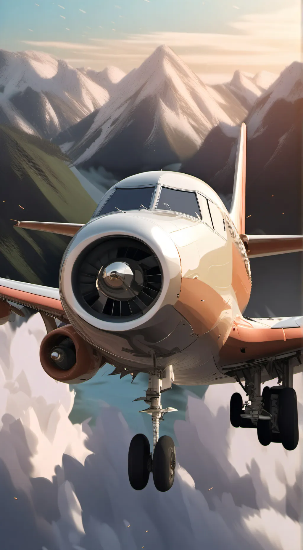 ai character: FPE Plane ✈️ background