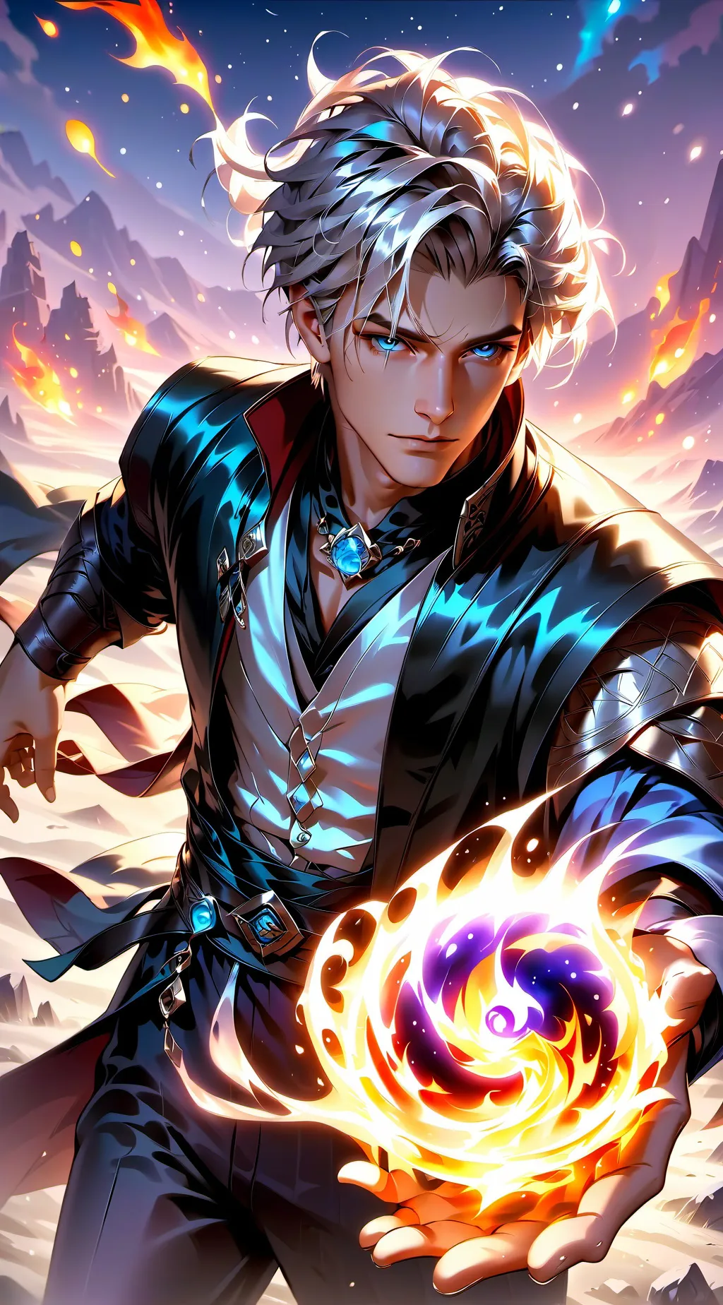 ai character: Roy Johan Salt background