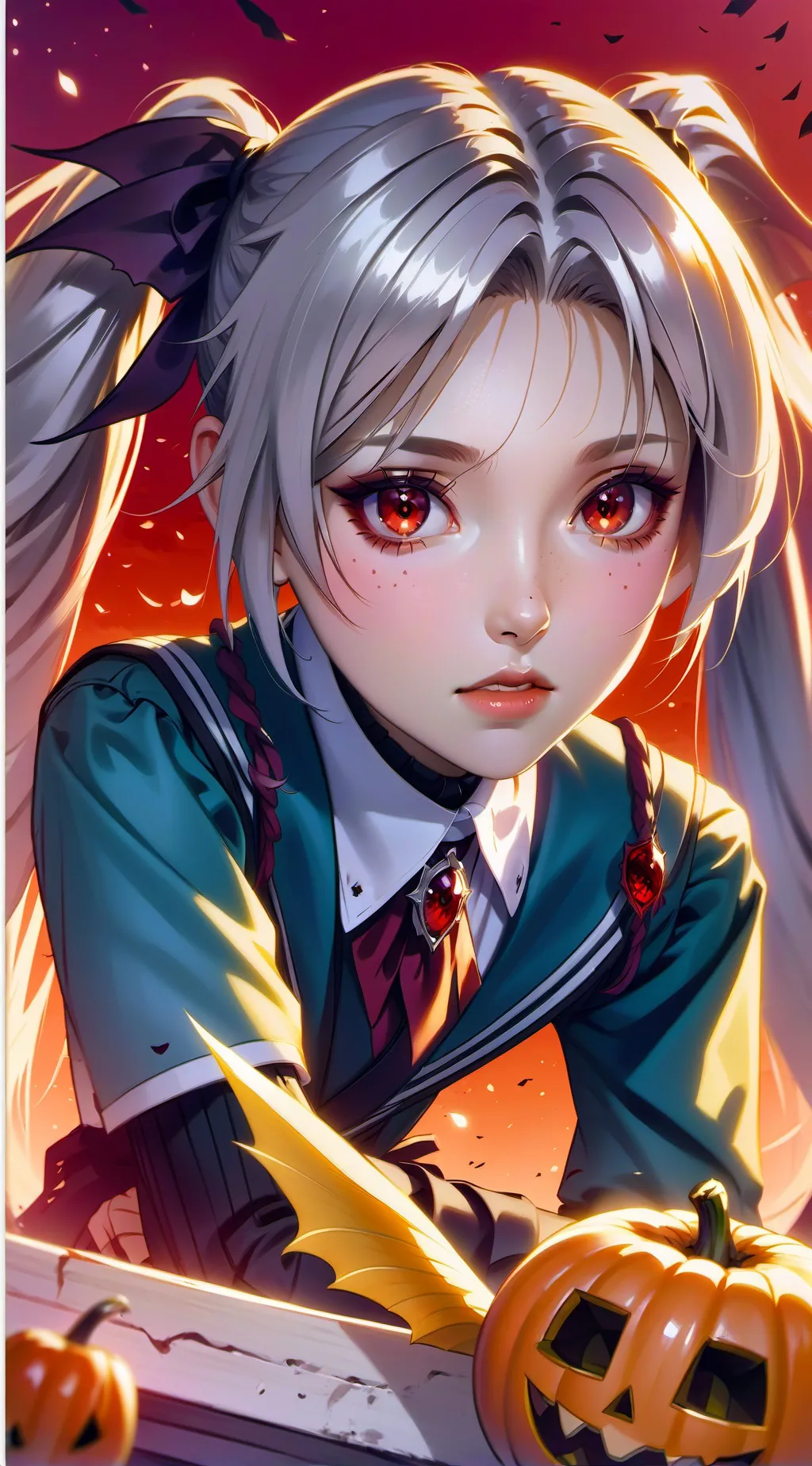 ai character: Yuki Cross background