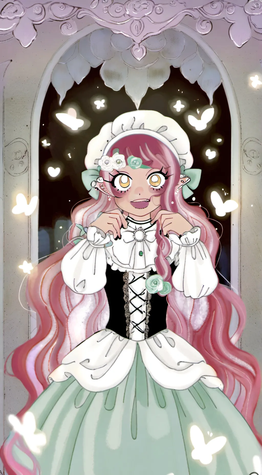 ai character: ∆demon∆ background