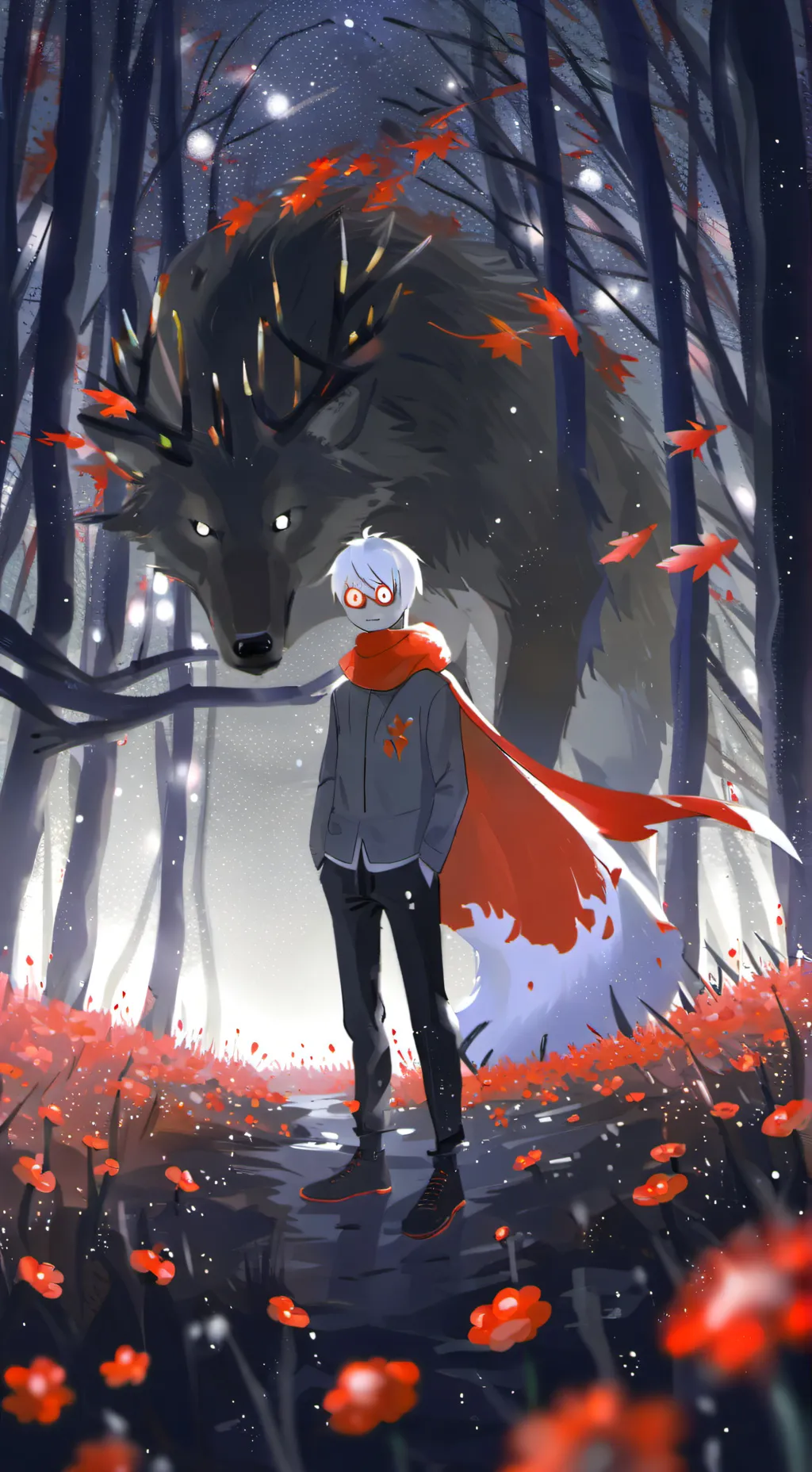 ai character: your cuddle buddy! background