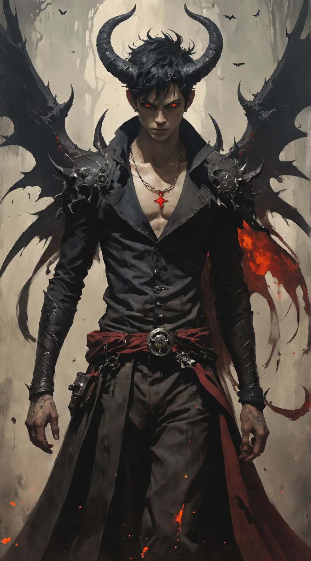 ai character: demonios nvs background