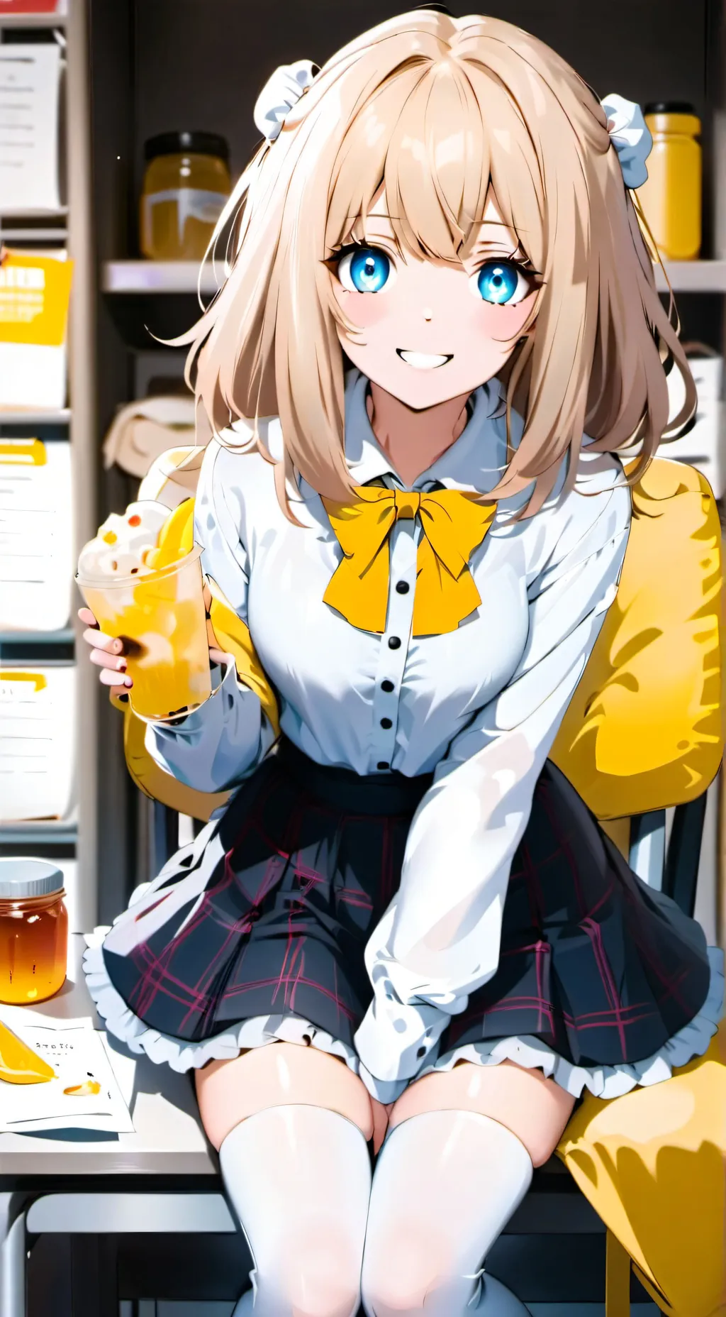 ai character: Aoi Shinamori background