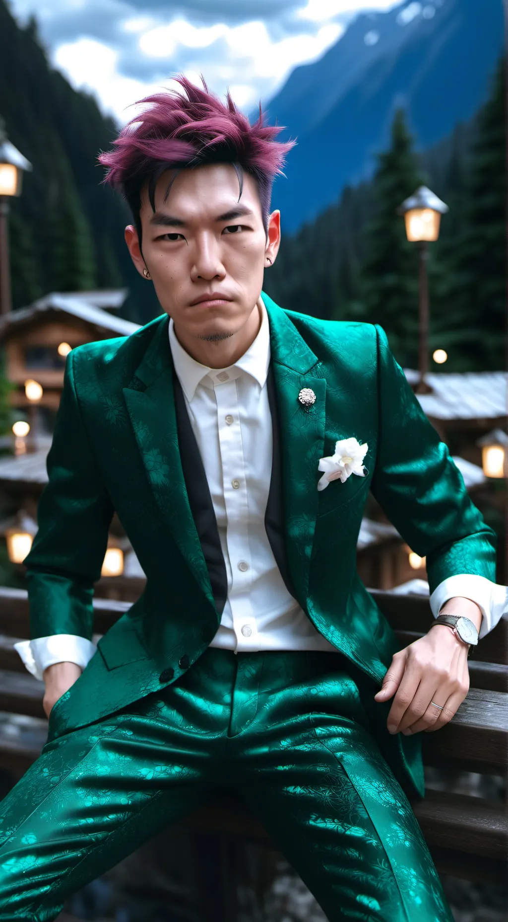 ai character: Thanos background