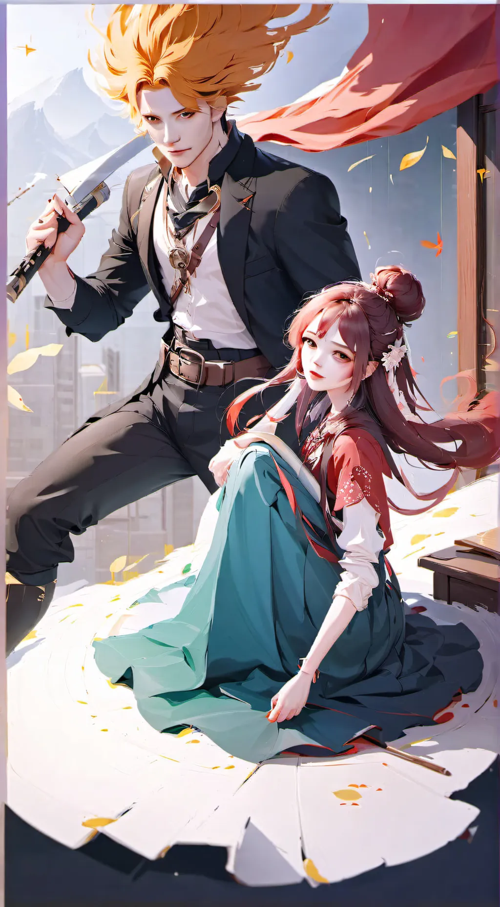 ai character: Фуфел background