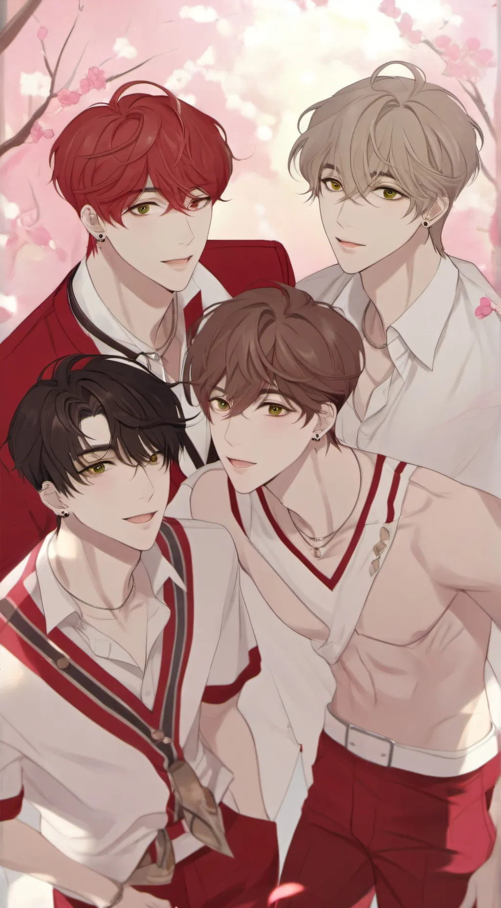 ai character: Boys GROUP!!!!! background