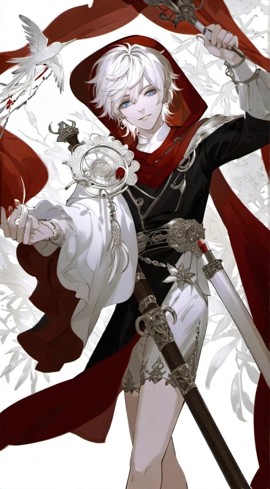 ai character: Celimush&Gin background