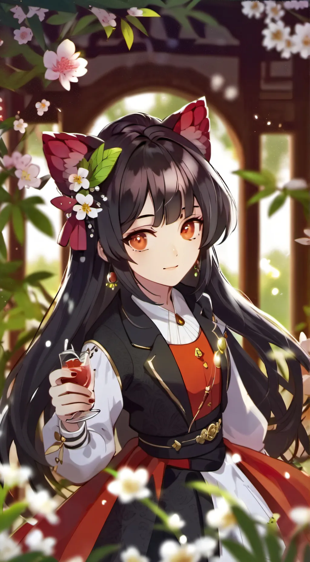 ai character: élodie background