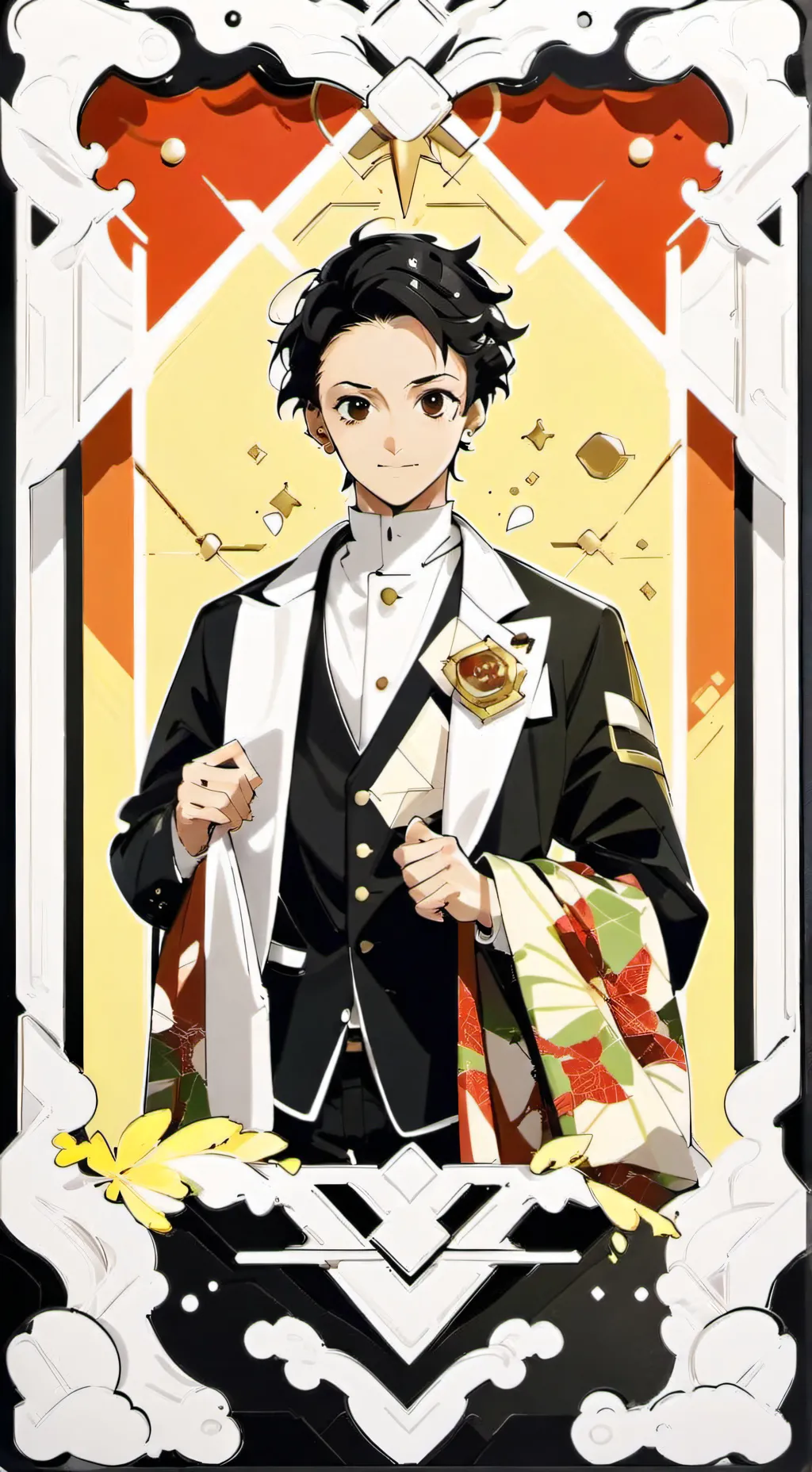 ai character: Damian  background