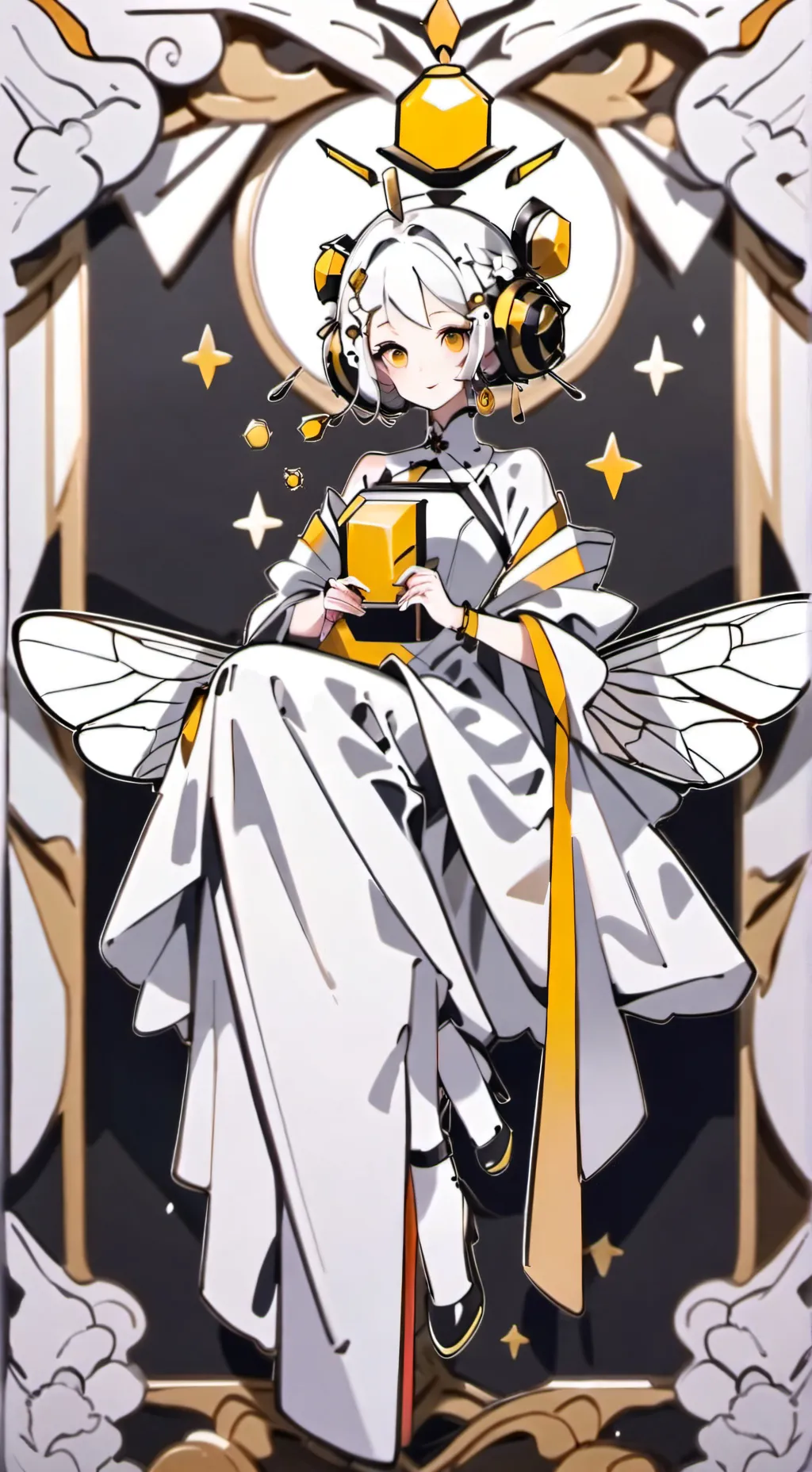 ai character: Queen bee! (Axle) background