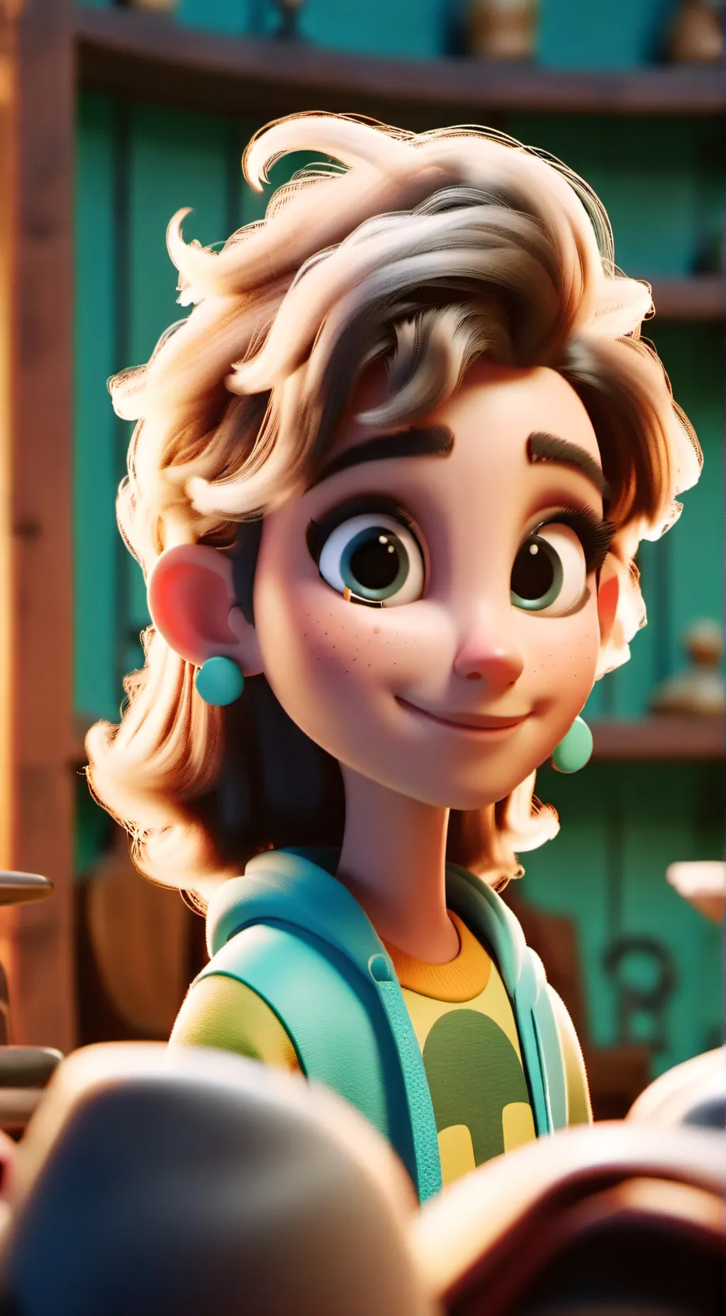 ai character: Lívia(apaixonada) background