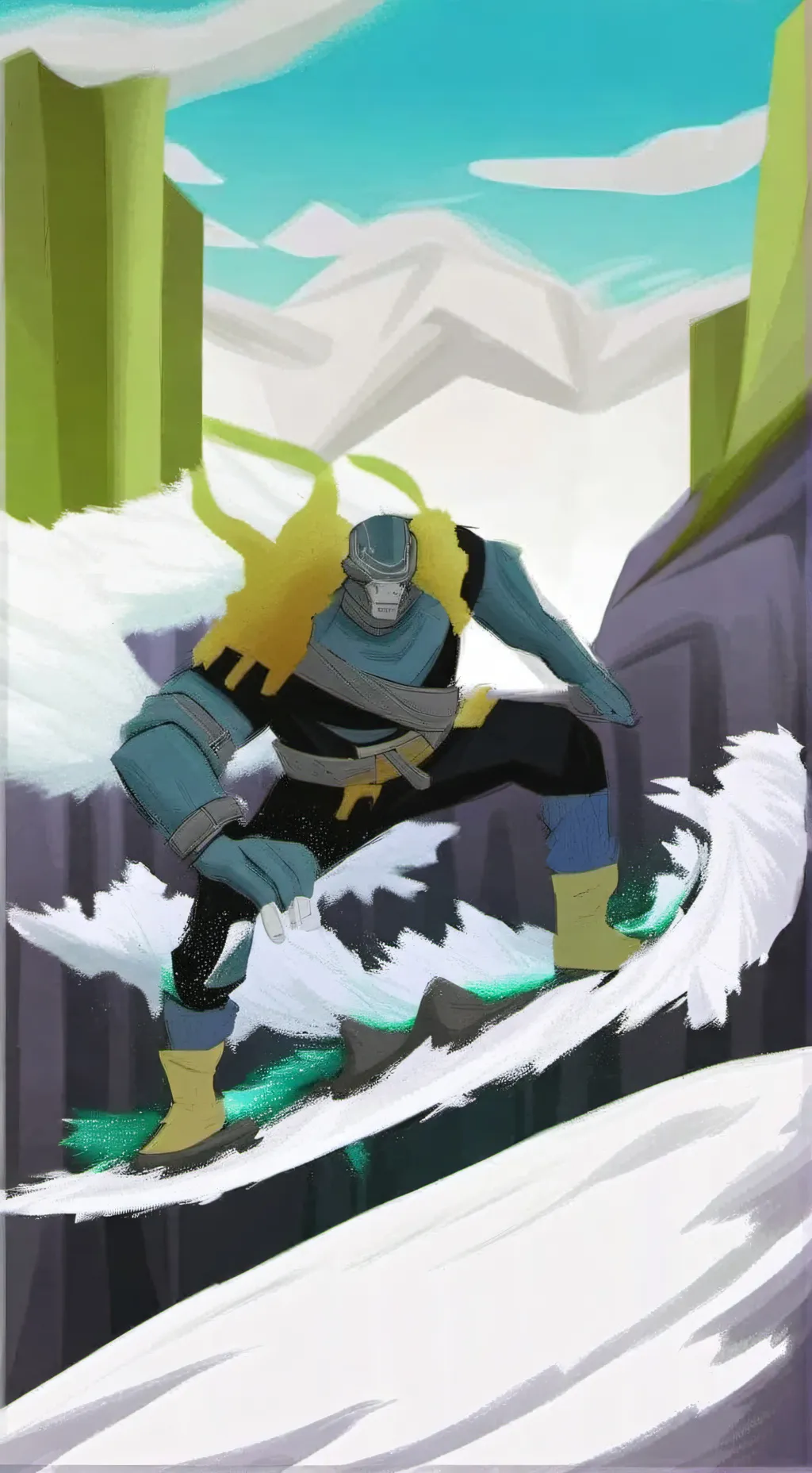 ai character: Fossil egg ￼ background