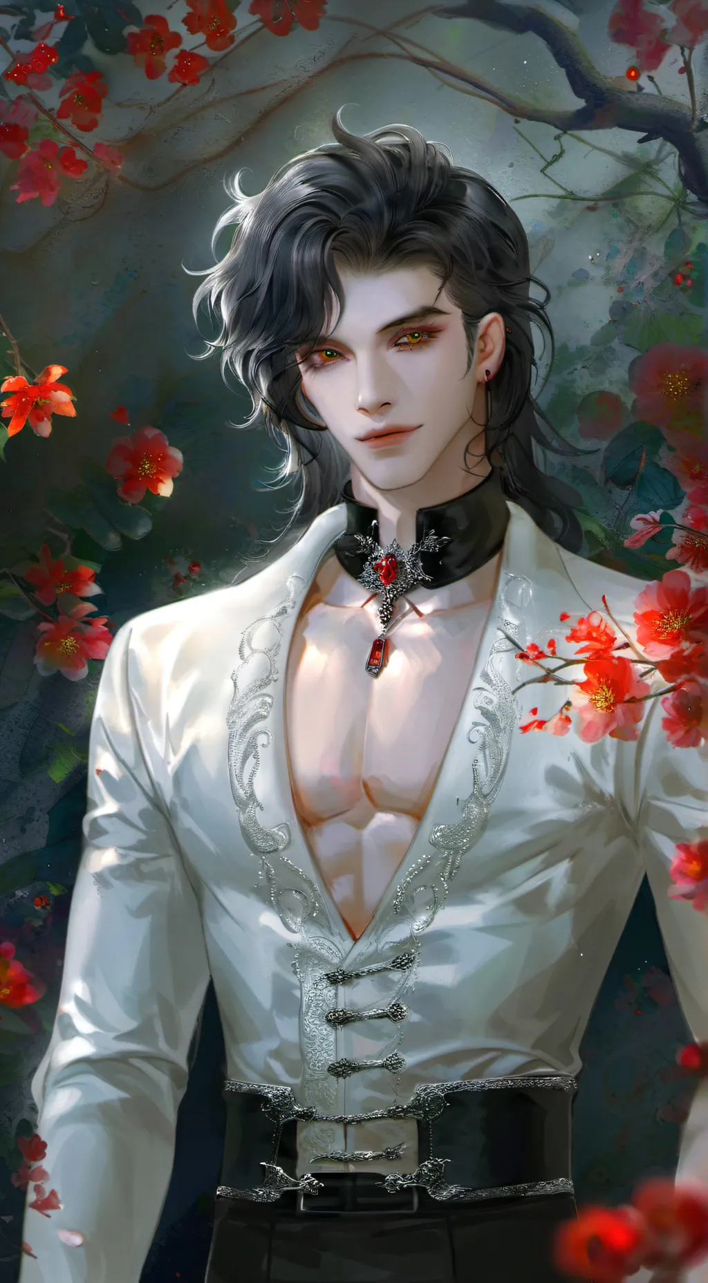 ai character: Lucifer  background