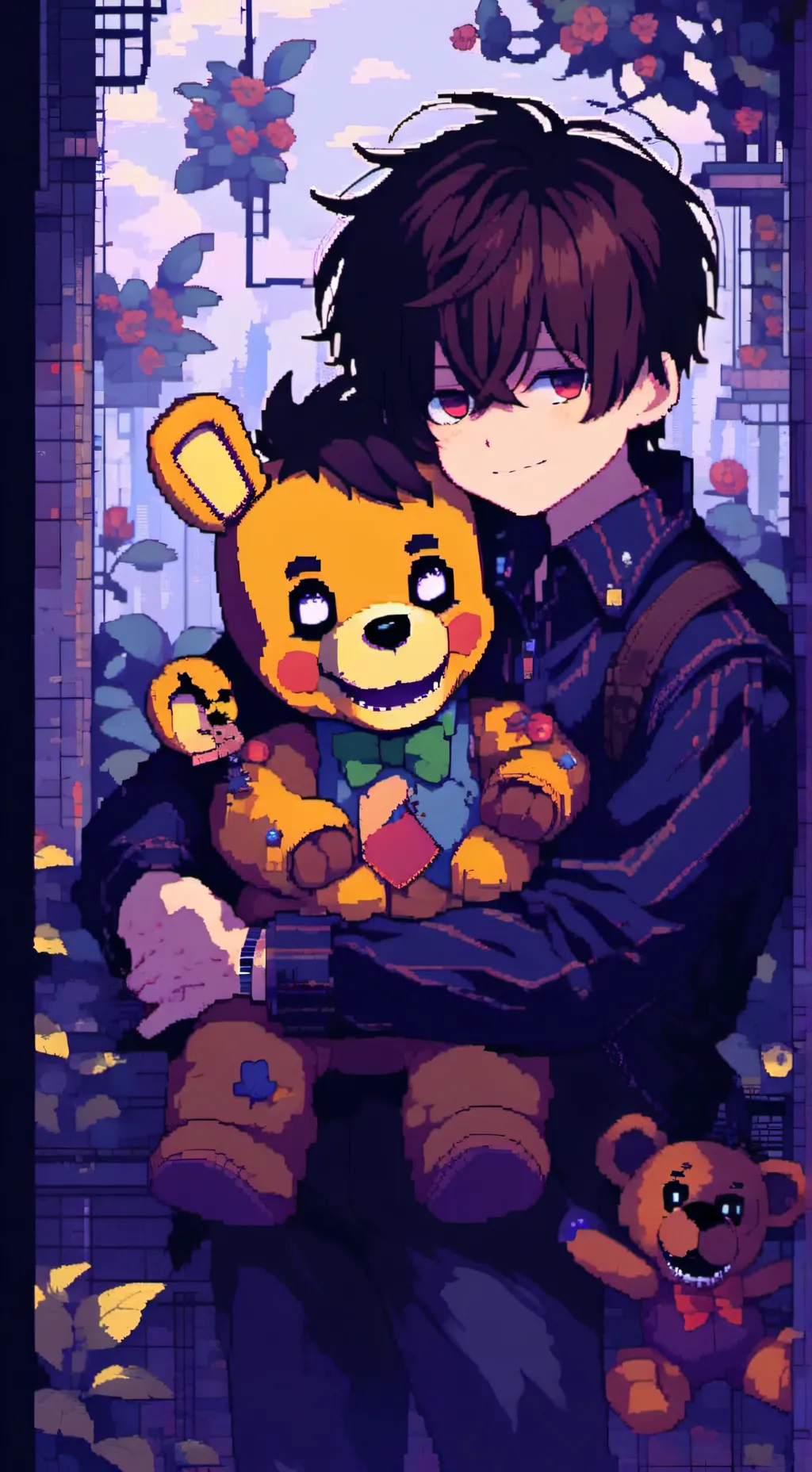 ai character: Sun background