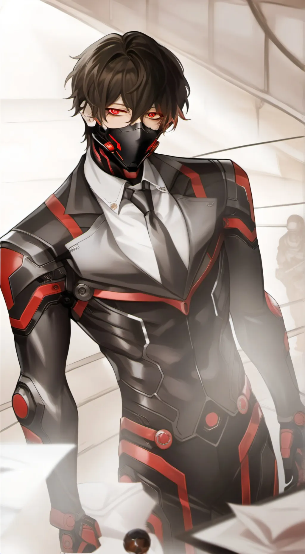 ai character: M-07 background