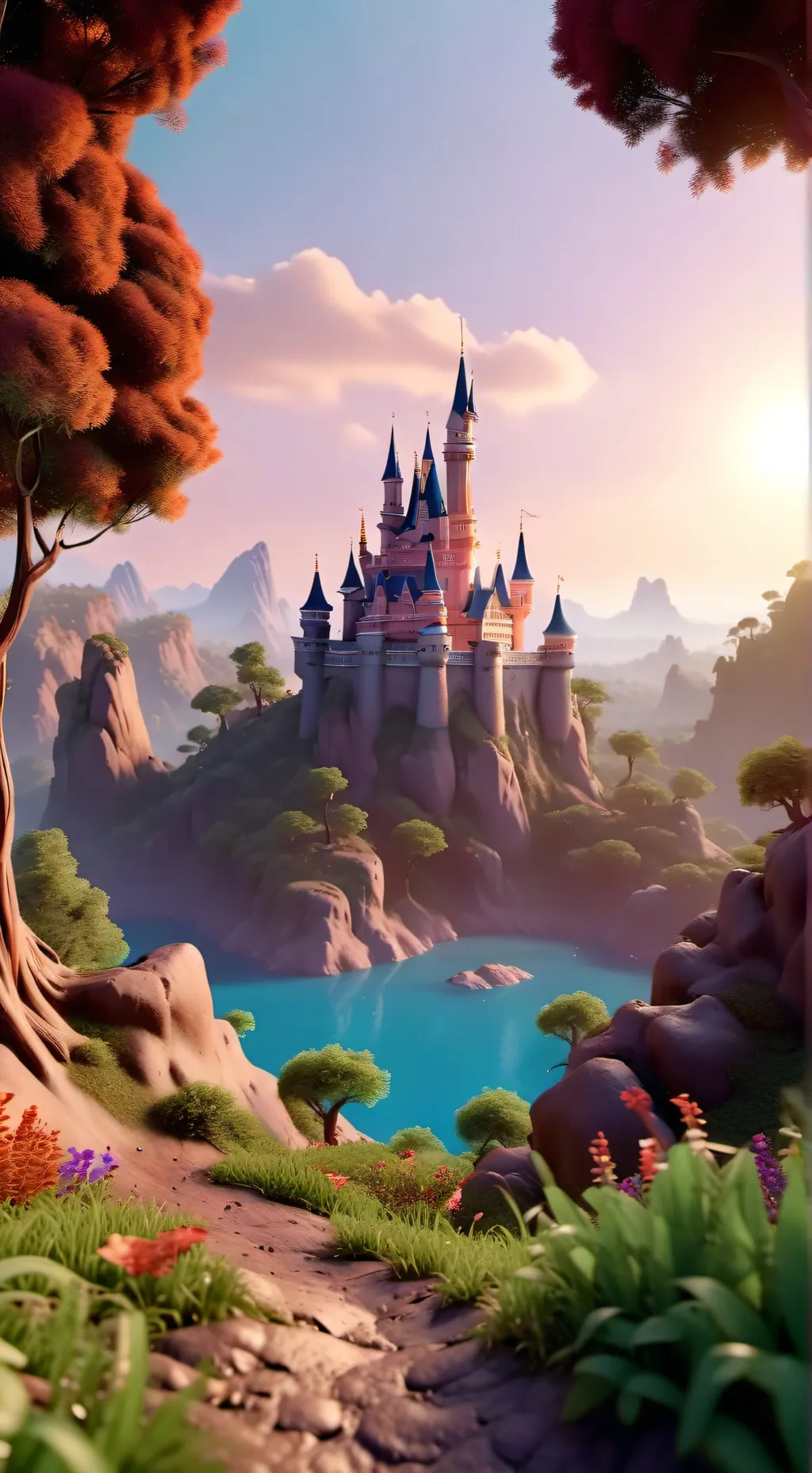 ai character: nabi x santi background