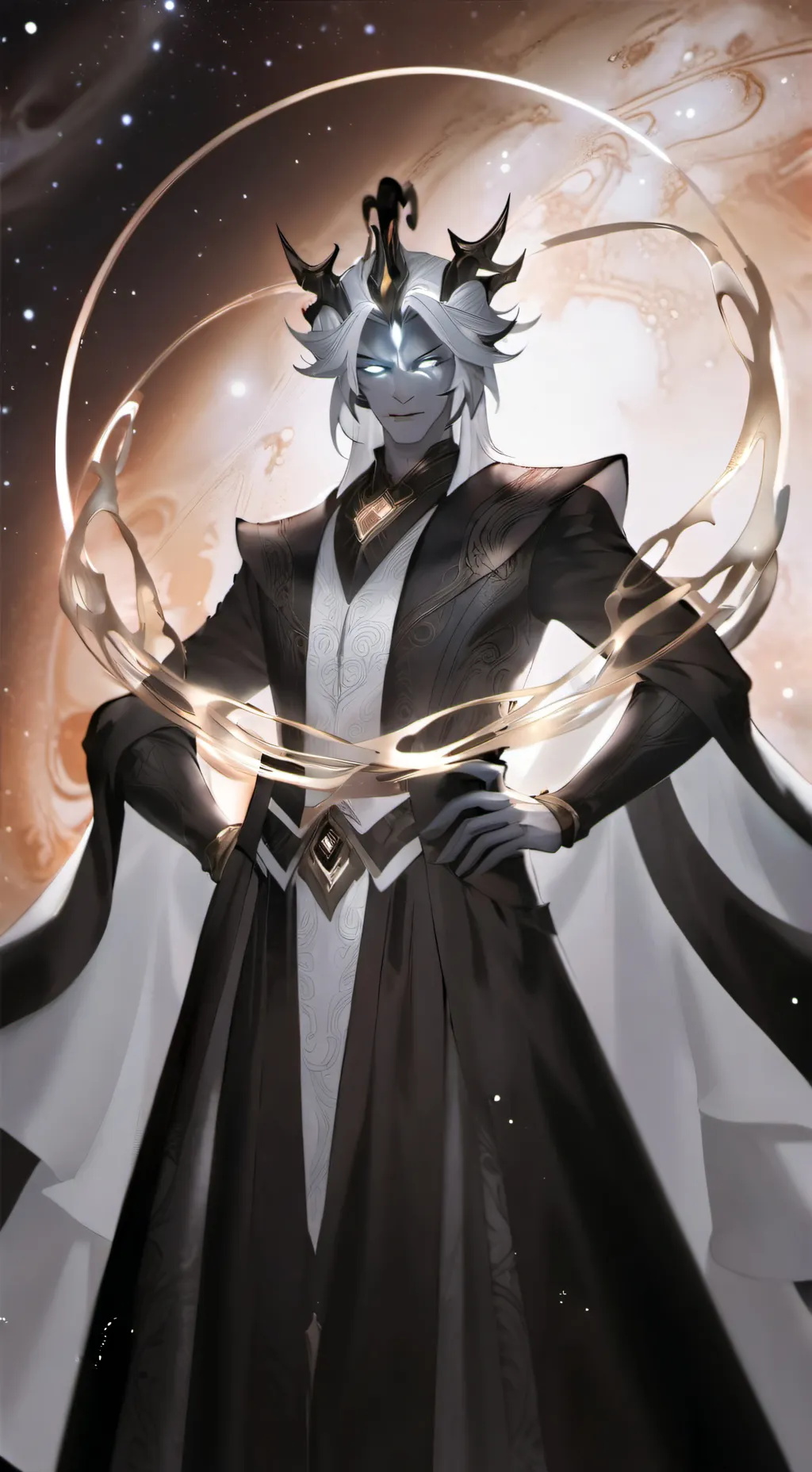 ai character: ✨️🫧🫐Cosmo🫐🫧 ✨️ background