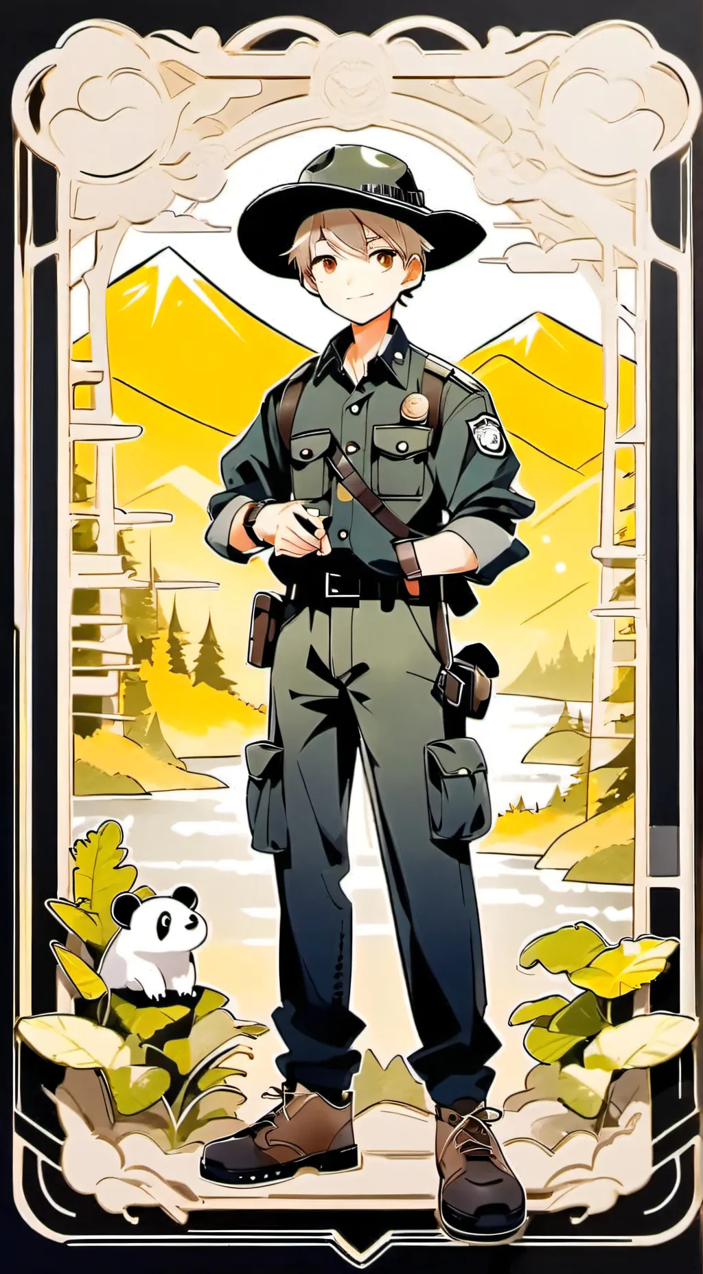 ai character: ~!!Leo!!~ background