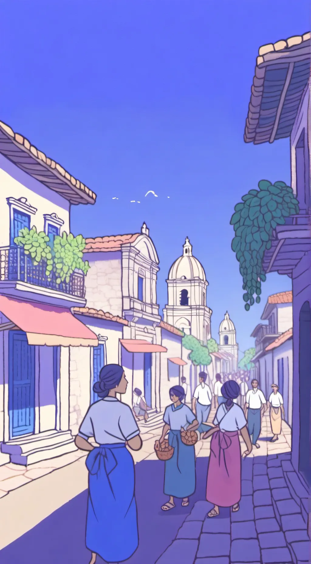 ai character: country humans background