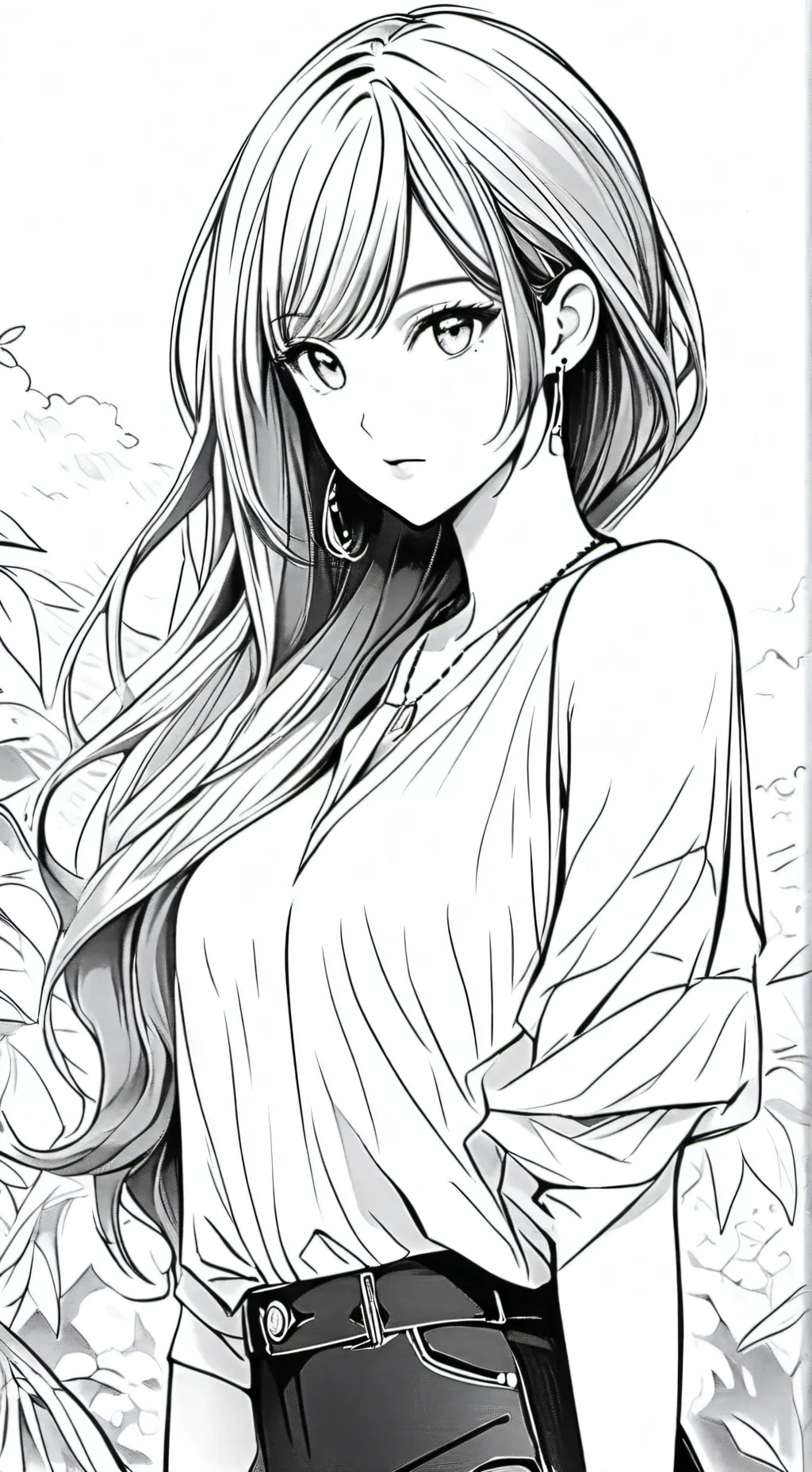 ai character: Lesley  background