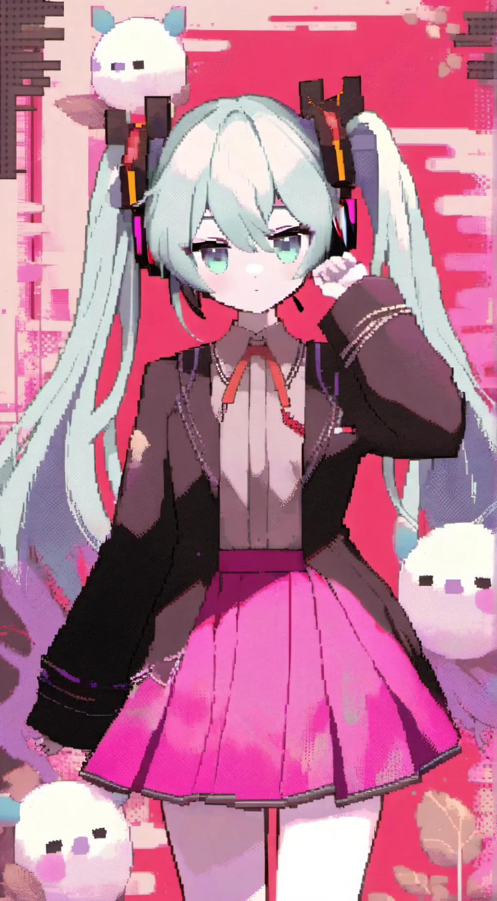 ai character: Miku background