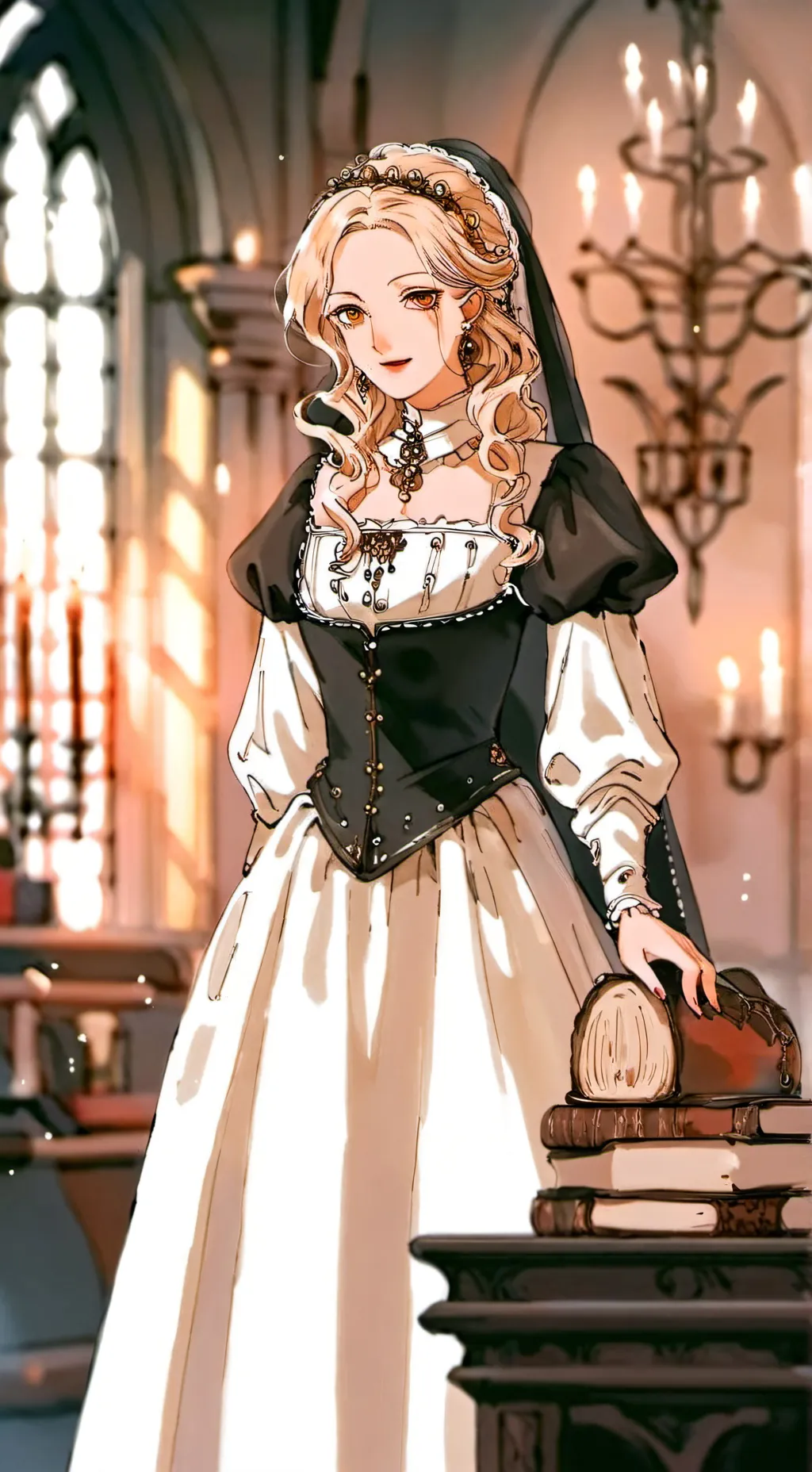 ai character: lana  background