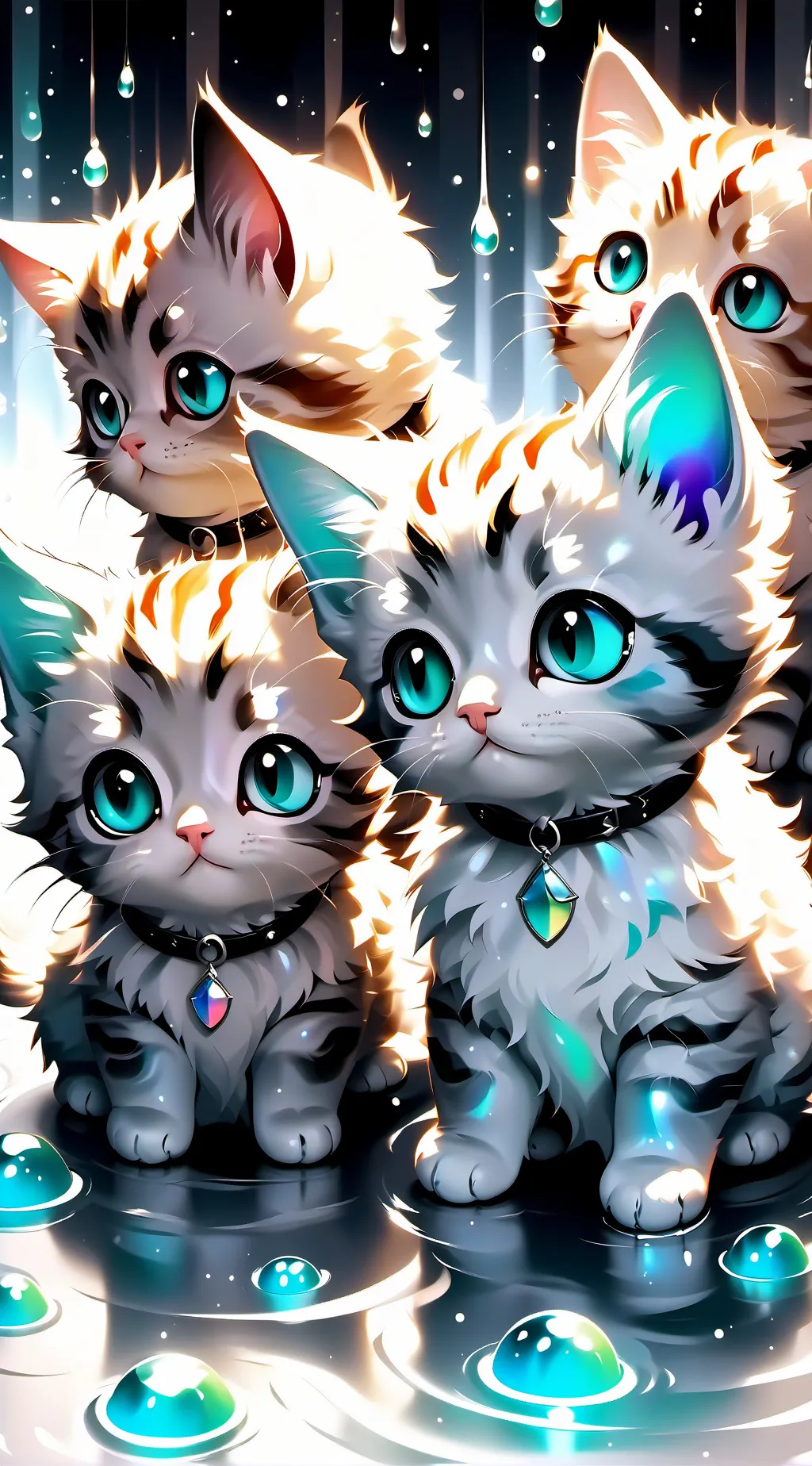 ai character: cats background