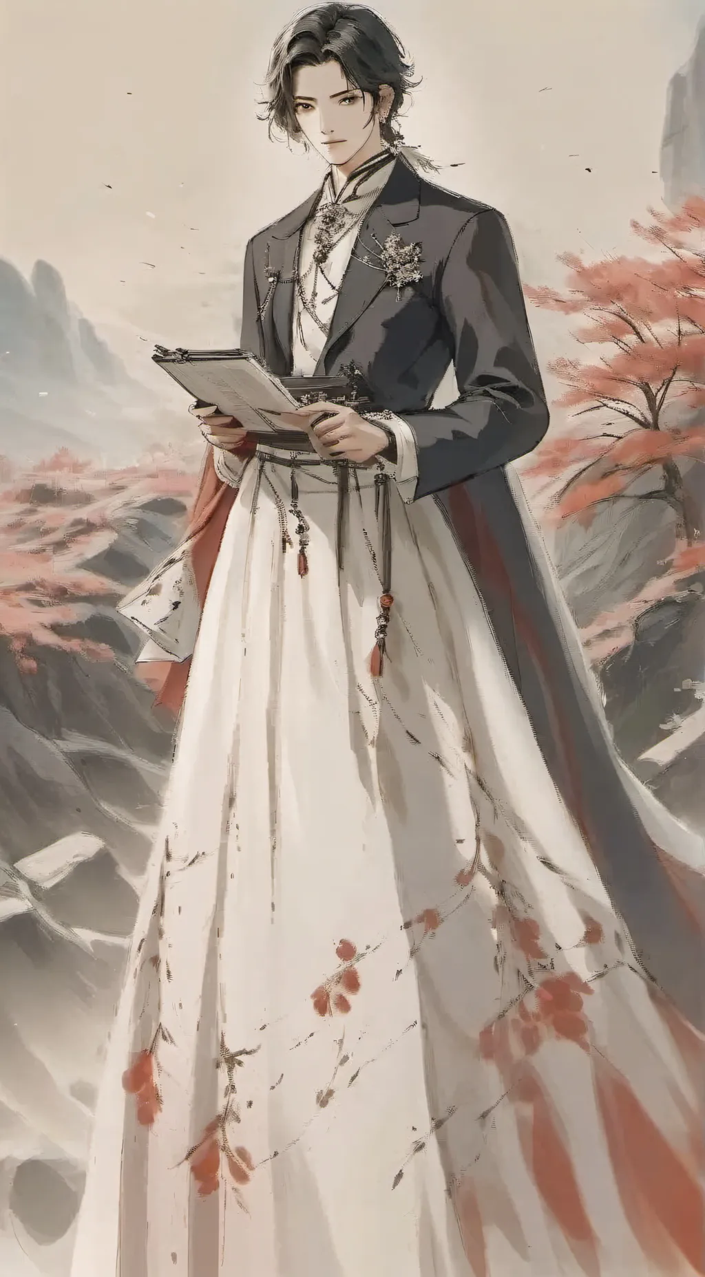 ai character: Sebastián  background