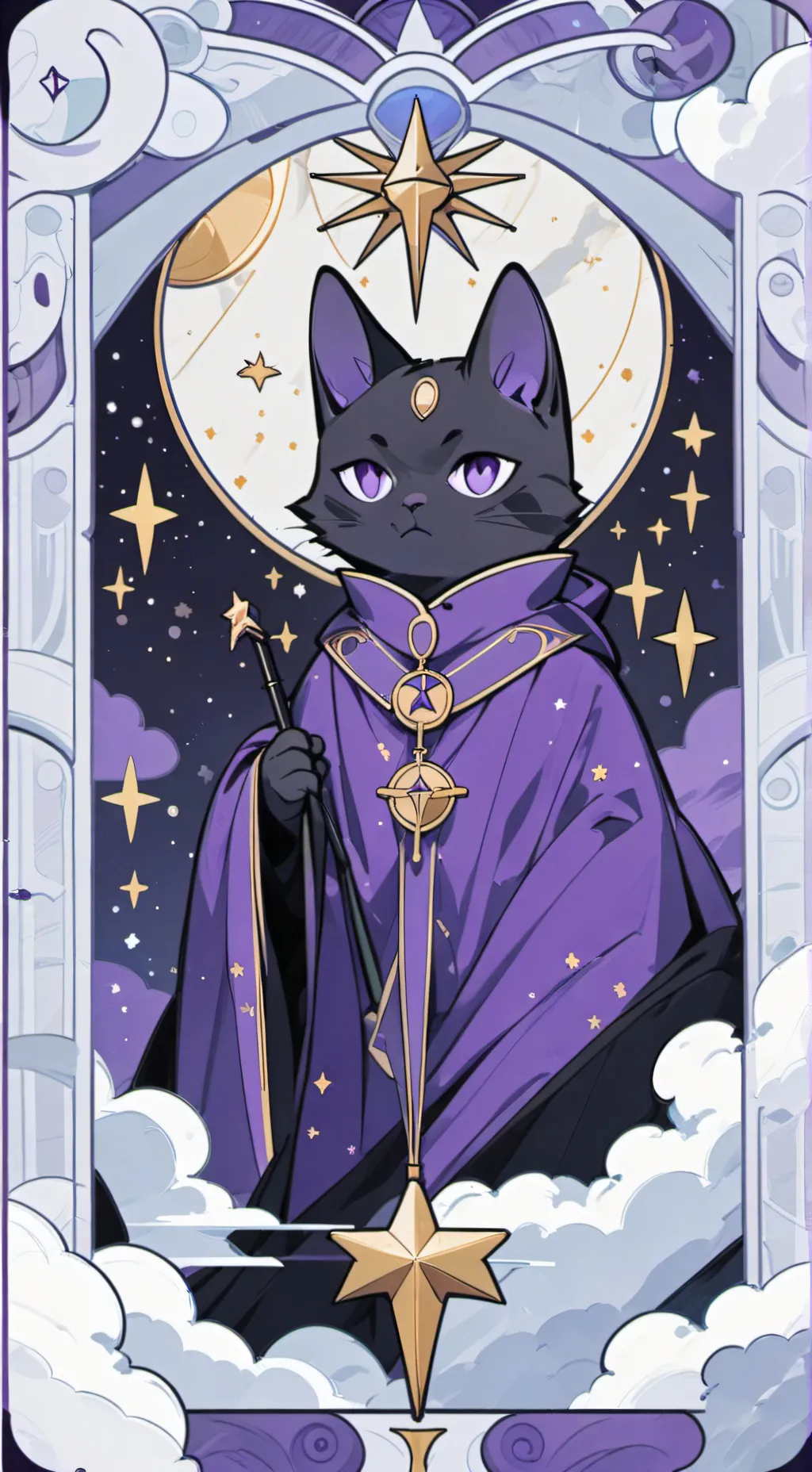 ai character: gato secreto background