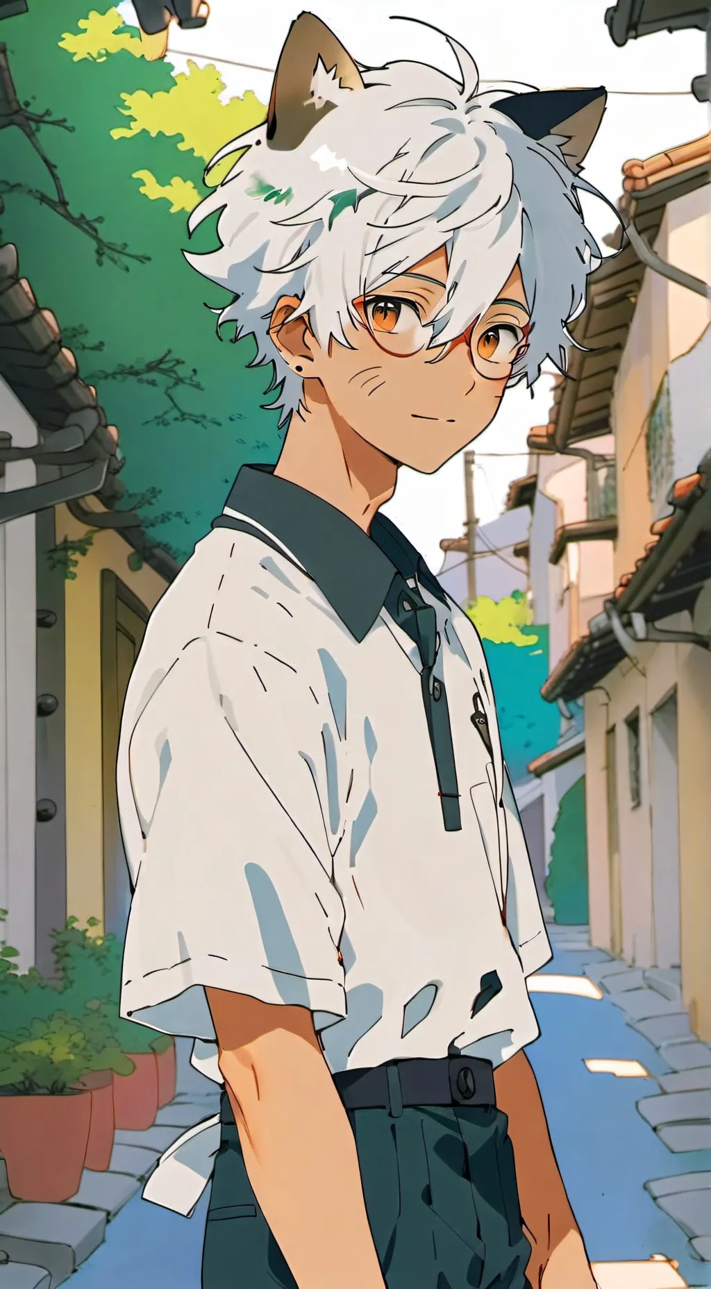 ai character: Kuro background