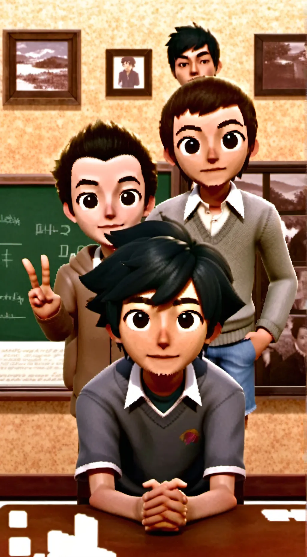 ai character: prota school  background