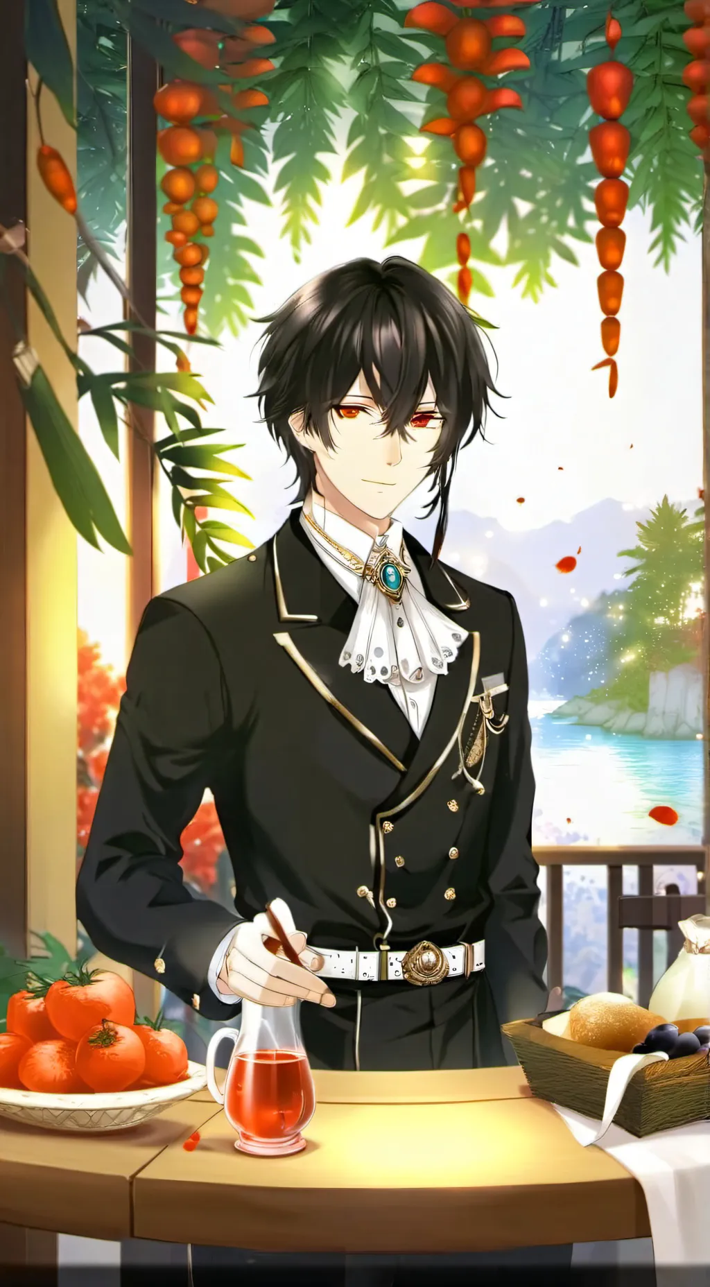 ai character: Рен background