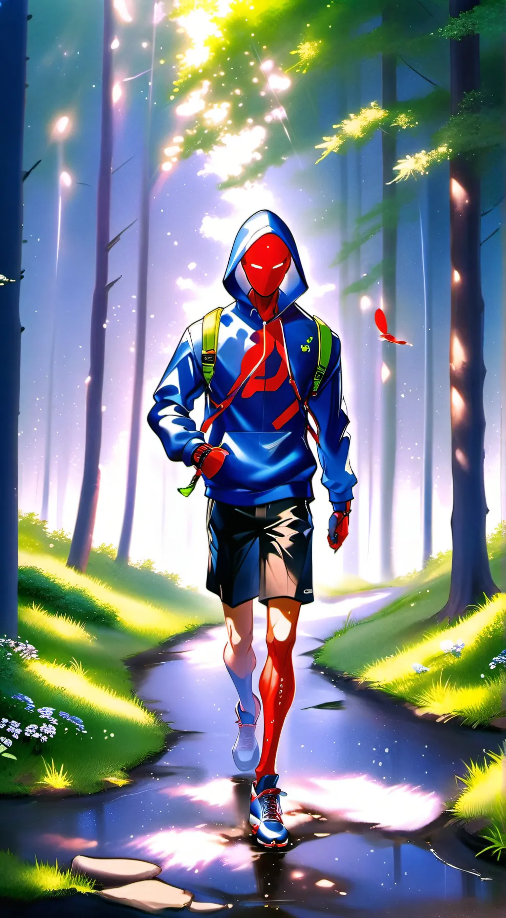 ai character: sprunki  background