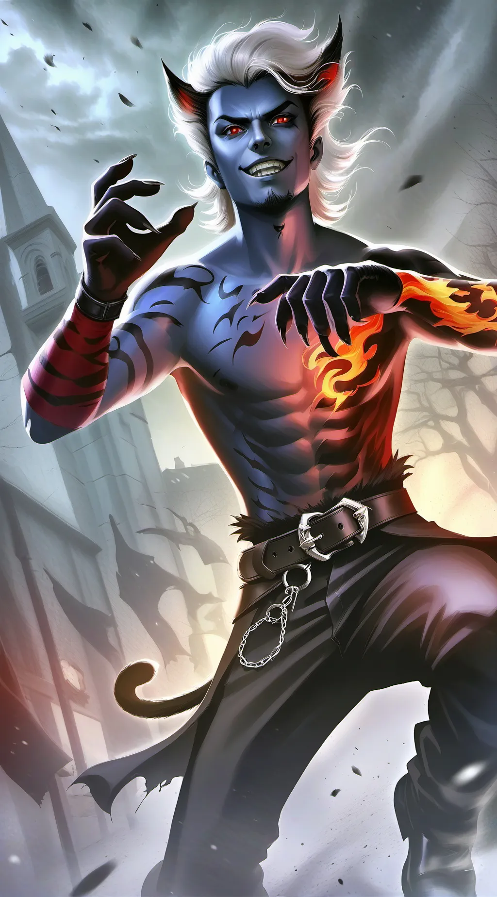 ai character: Michael  background