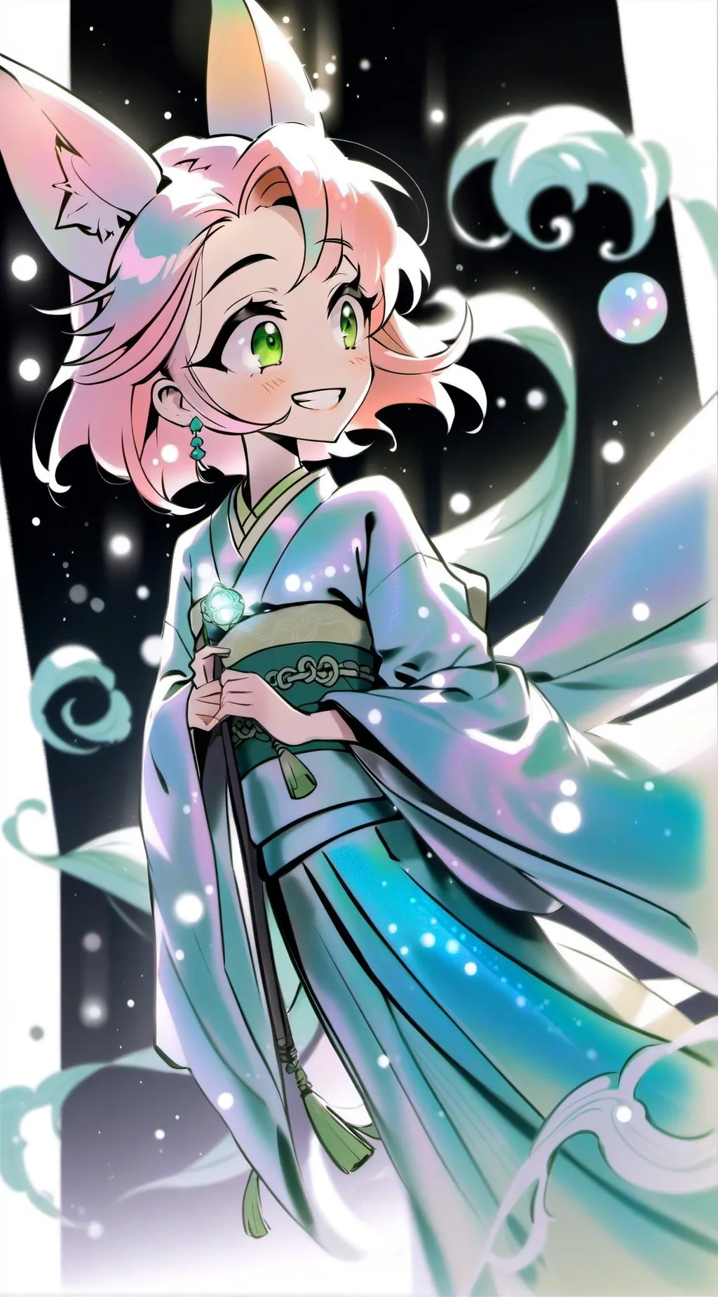 ai character: Mitsuri Kanroji background