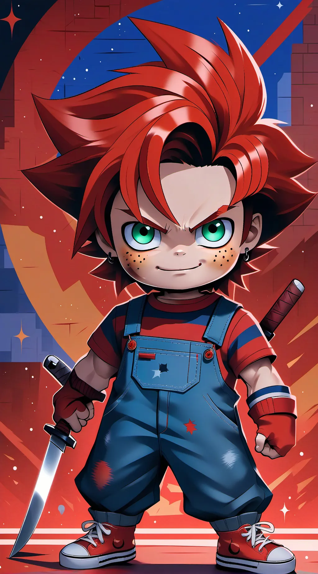 ai character: Chucky background