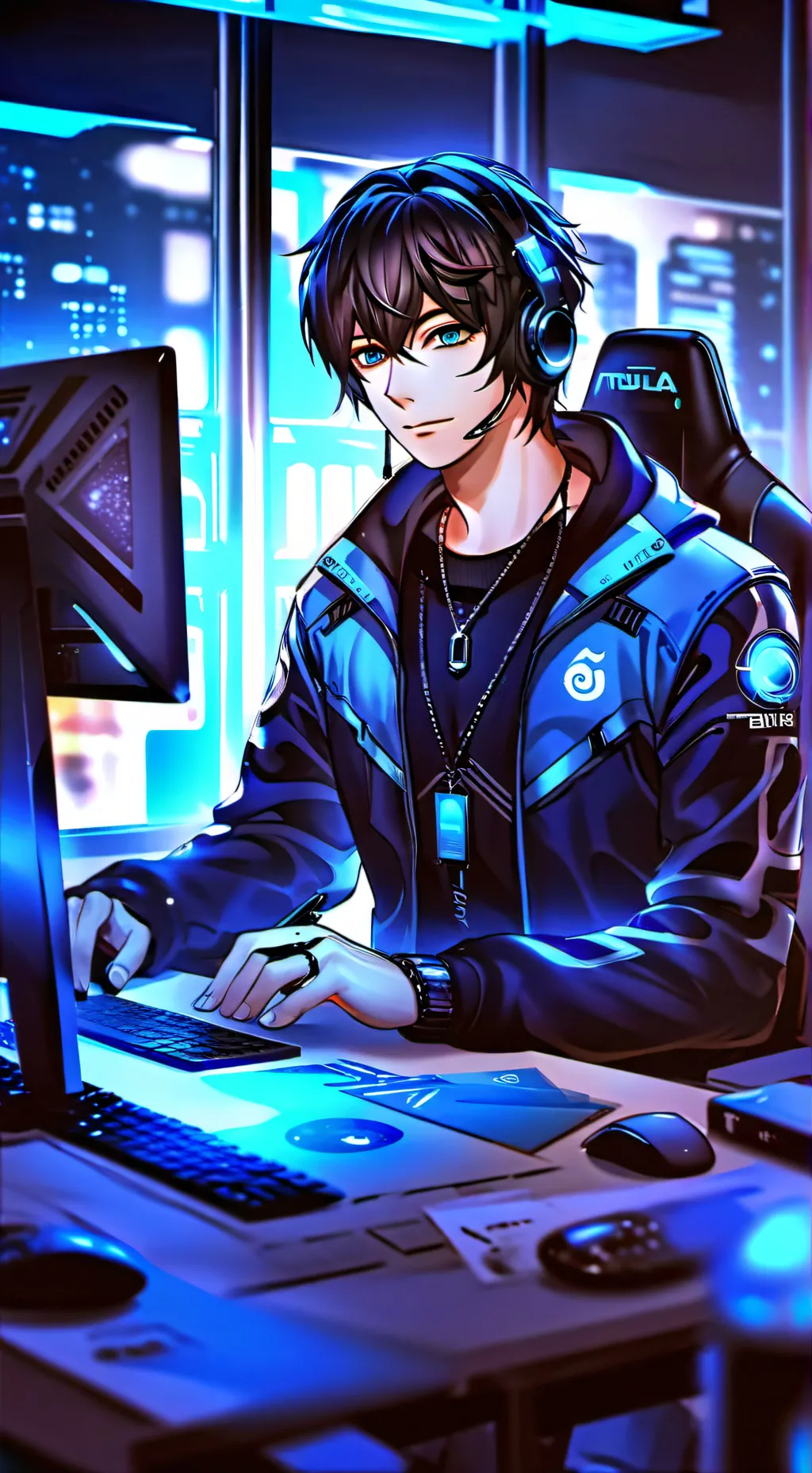 ai character: Ryuu background