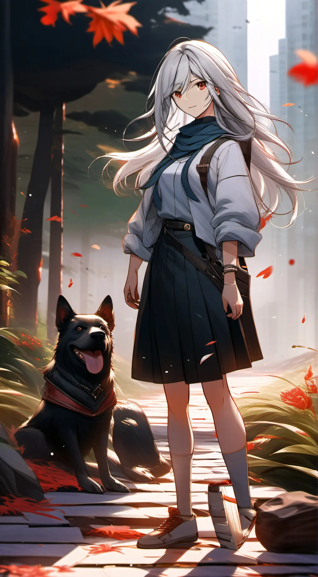 ai character: Mha x my oc background