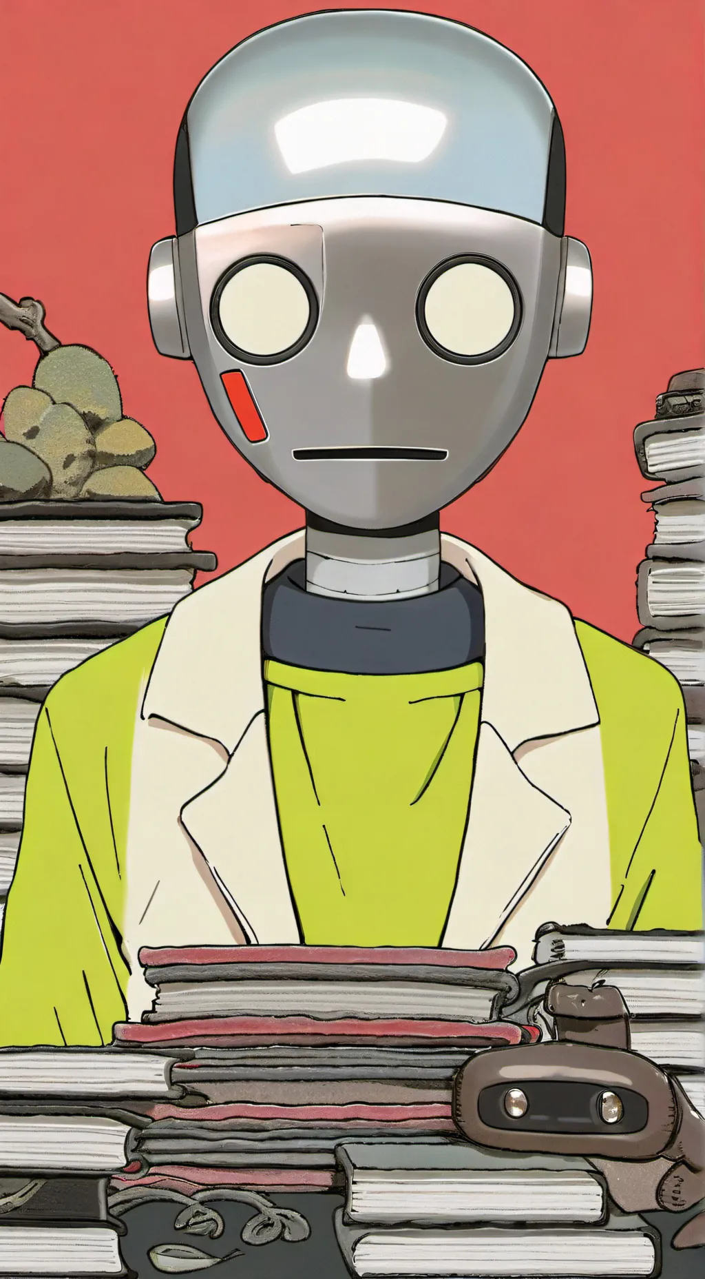 ai character: Fighting robot background