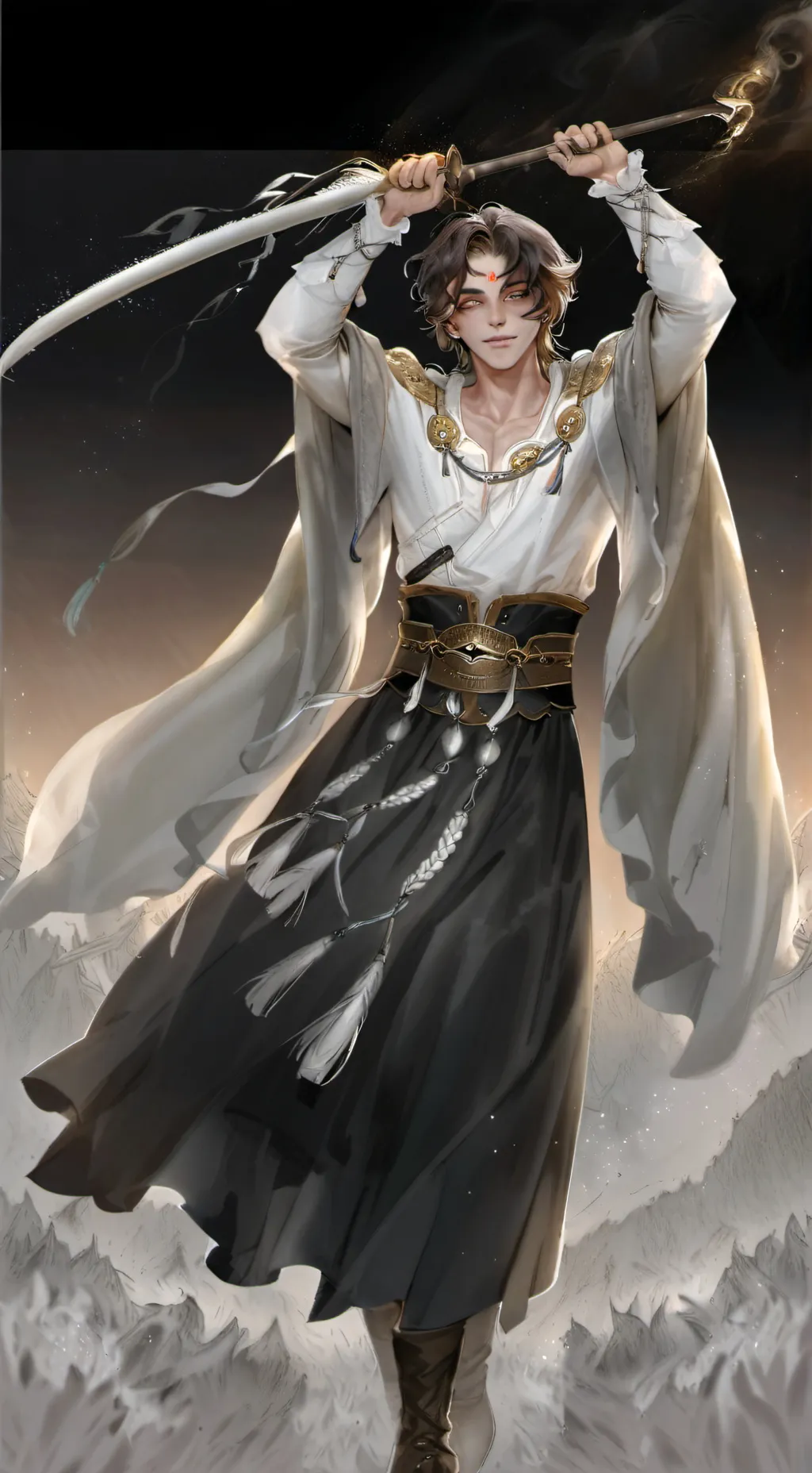 ai character: Арме background