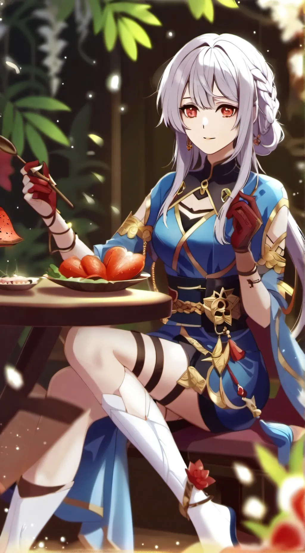 ai character: Emilia  background