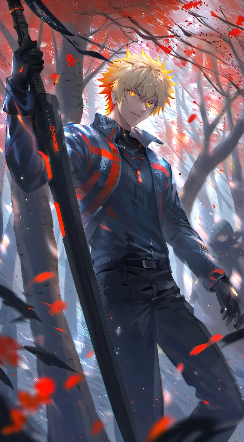 ai character: bakugo  background