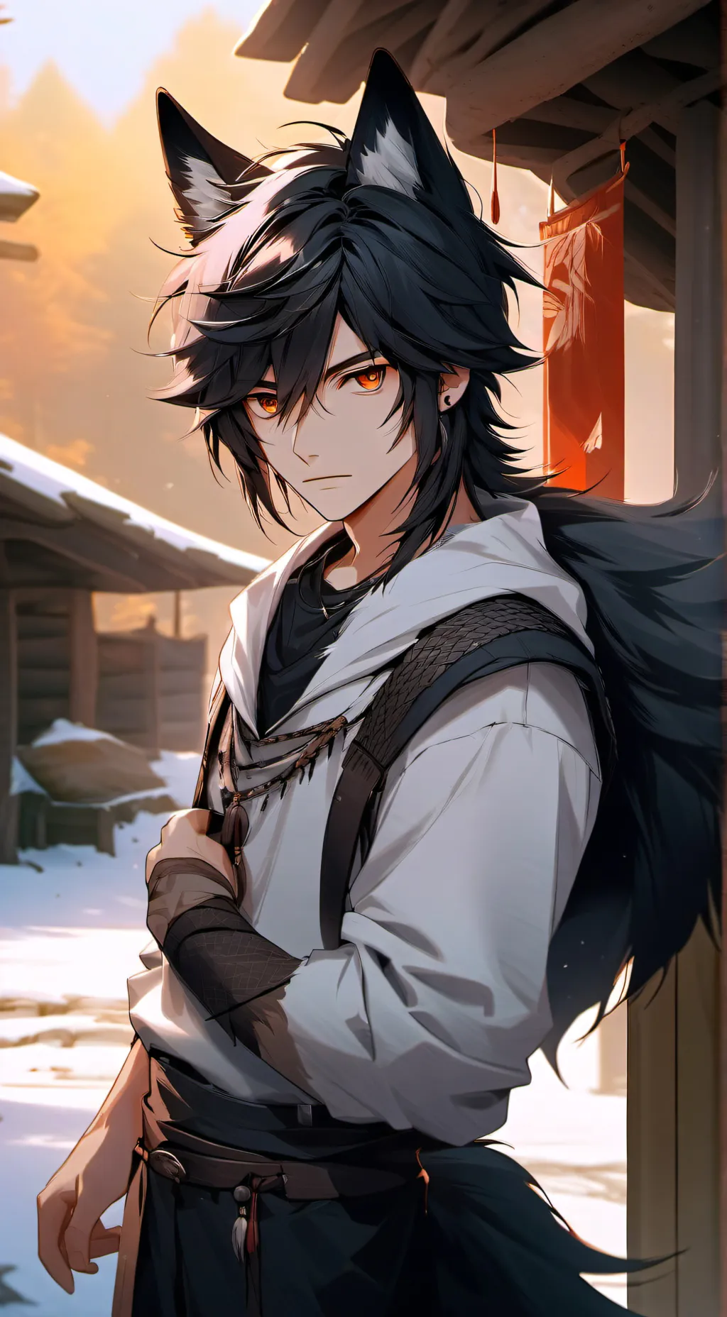 ai character: Leo background