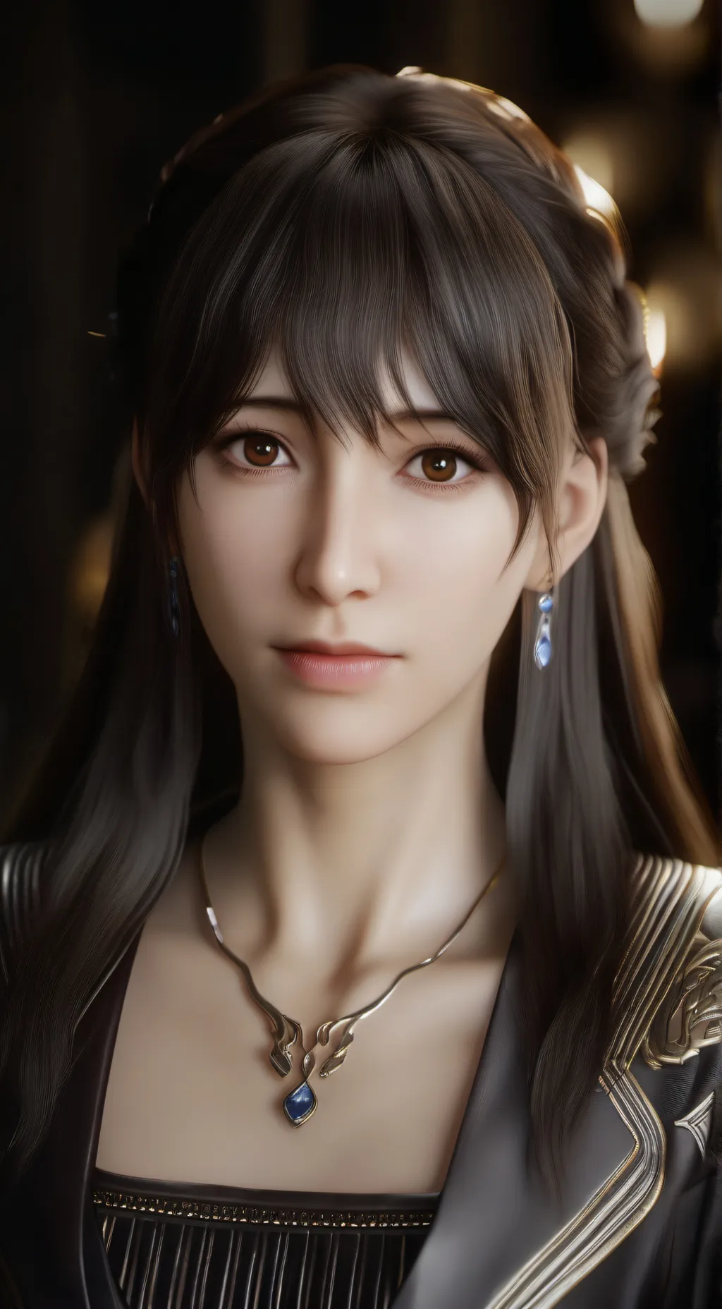 ai character: Kpop school background